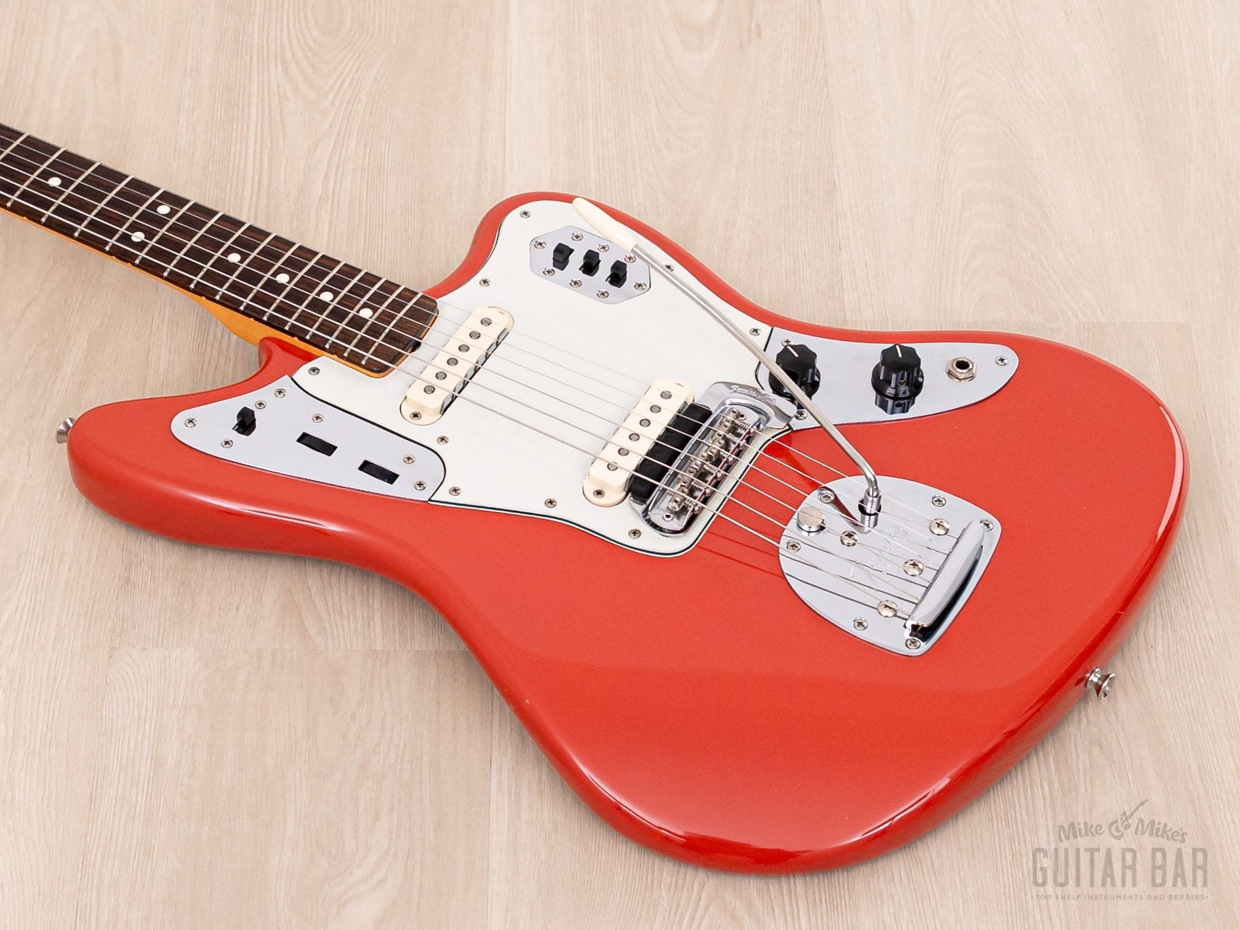 1999 Fender American Vintage '62 Jaguar Fiesta Red, 100% Original & Near-Mint w/ Case, Hangtags (1st Year Model)
