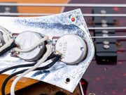 Fender JV Jazz Bass pots close-up