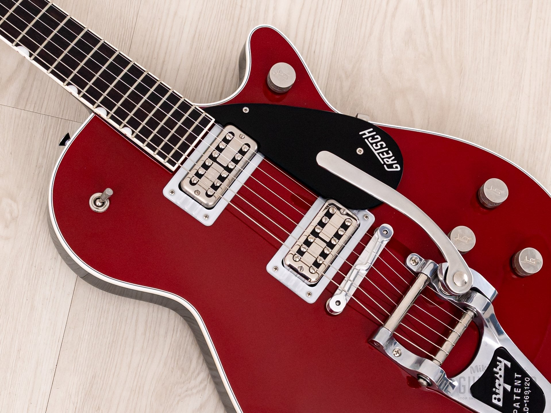 2017 Gretsch G6131T Players Edition Jet Firebird Red w/ TV Jones, Compton Bridge, Bigsby & Case