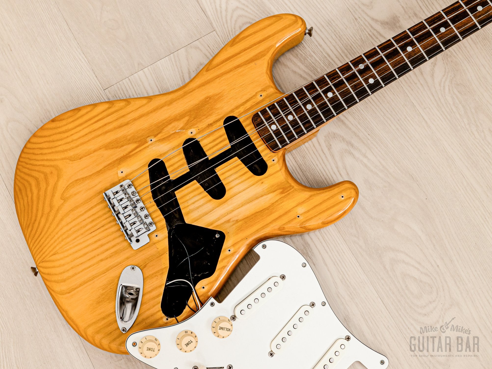 1986 Fender '72 Stratocaster ST72-115 Natural Ash, Near-Mint w/ USA Pickups & Case, Japan MIJ Fujigen