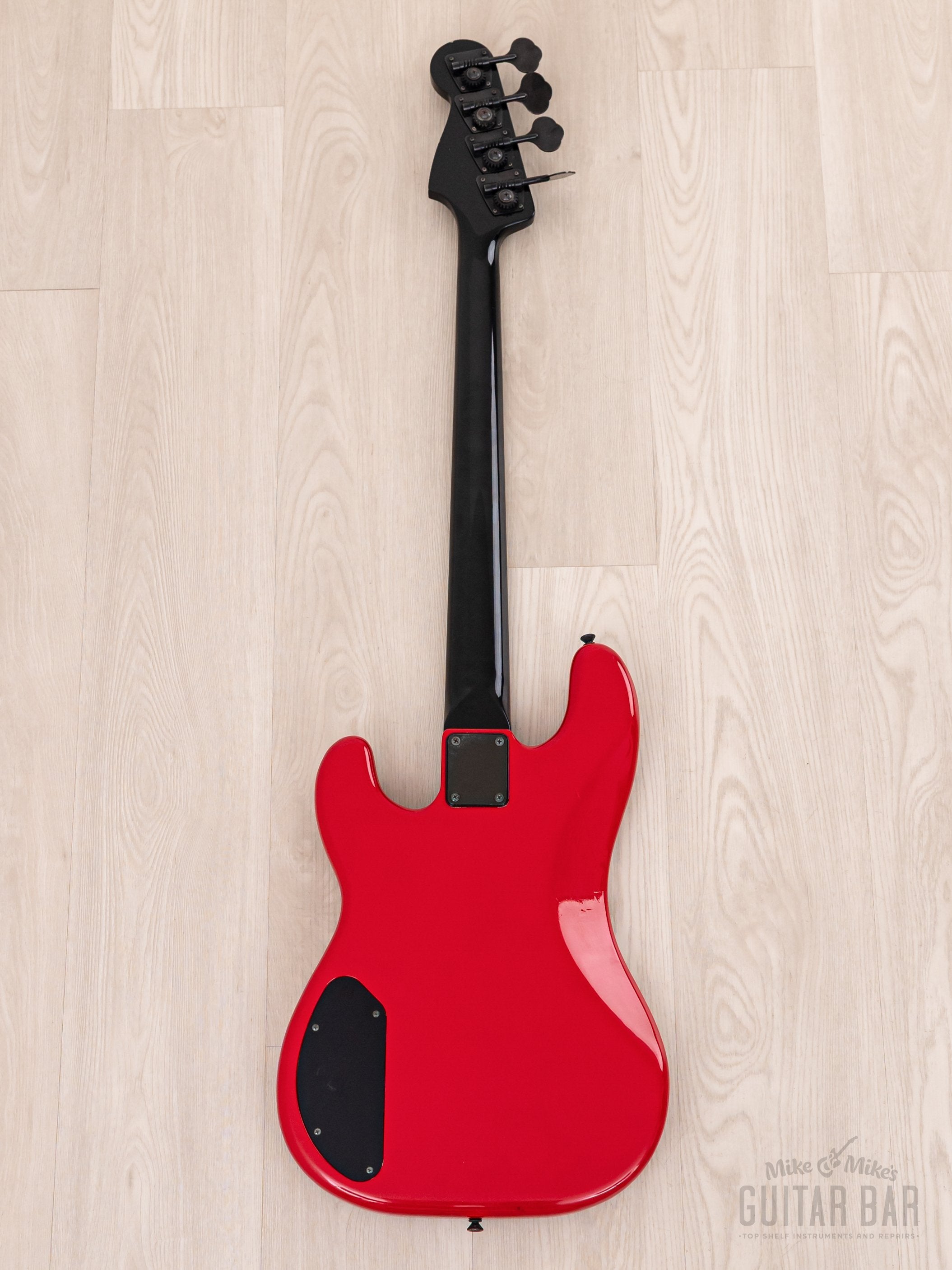 1985 Fender Boxer Series Jazz Bass Special PJ-555 Vintage PJ Bass Torino Red, Japan MIJ Fujigen