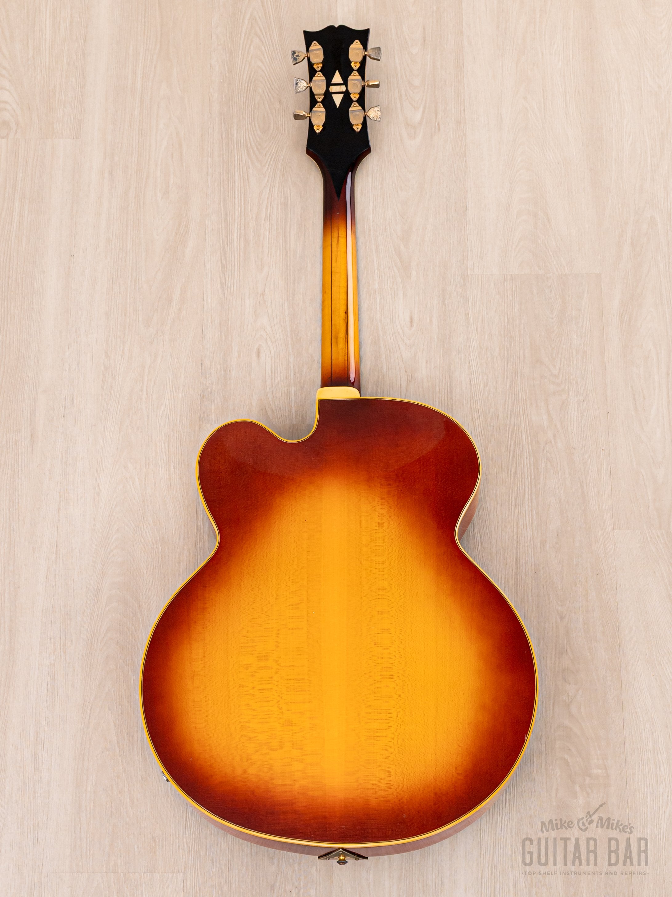 1970 Gibson Super 400 CES Vintage Archtop Electric Guitar Sunburst w/ T Tops, 1 11/16
