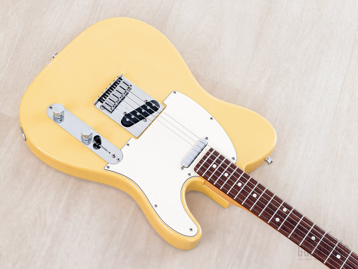1988 Fender American Standard Telecaster Vintage White, body angled view