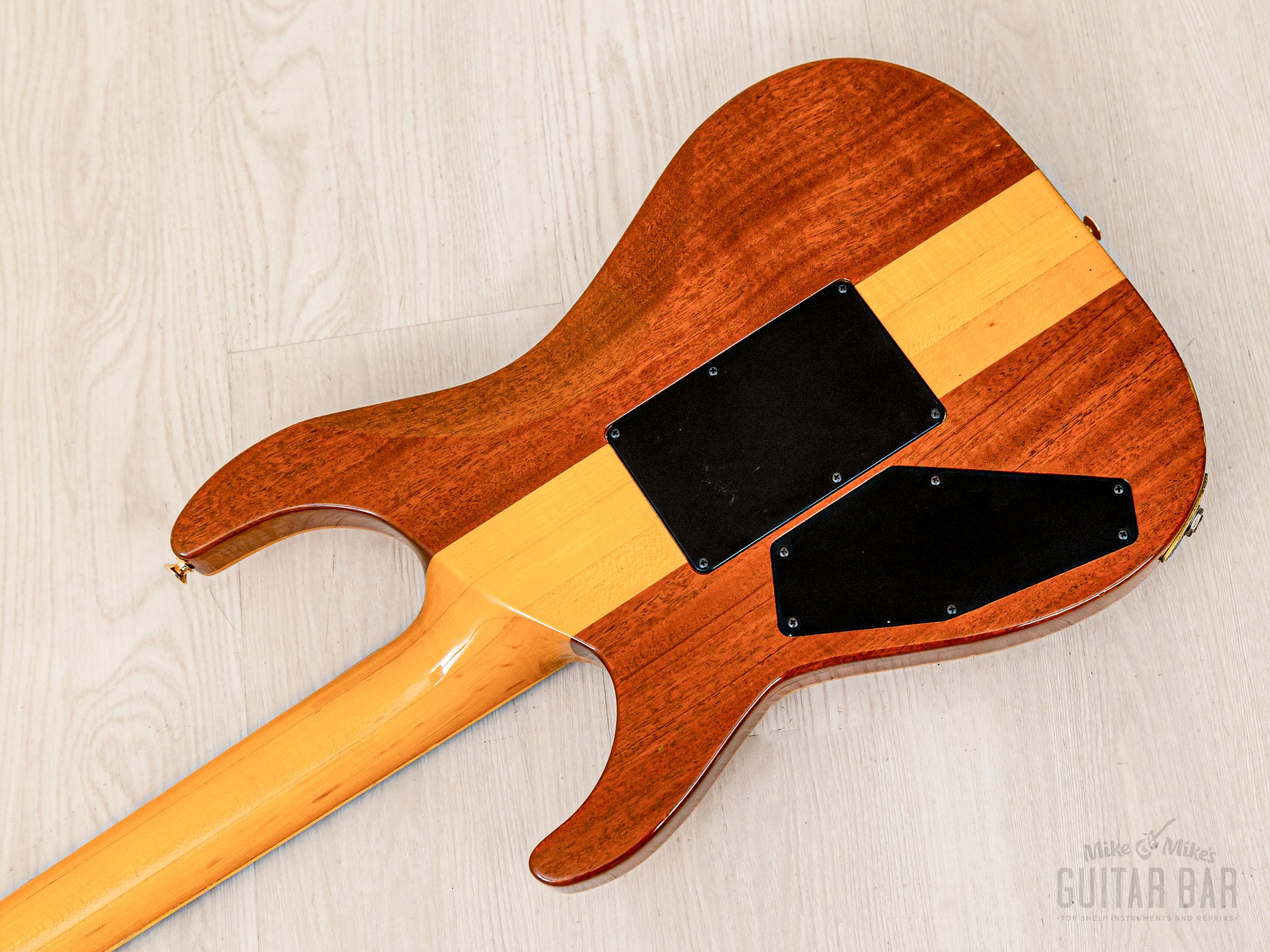 1992 ESP Horizon-Custom-FM HH Superstrat Flame Top Natural w/ Floyd Ro