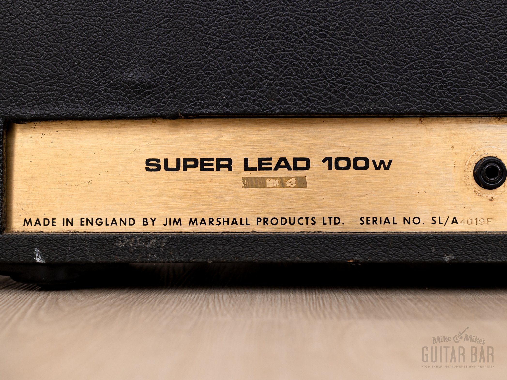 1974 Marshall JMP Super Lead 100 Model 1959 Vintage Tube Amp Head, EL34