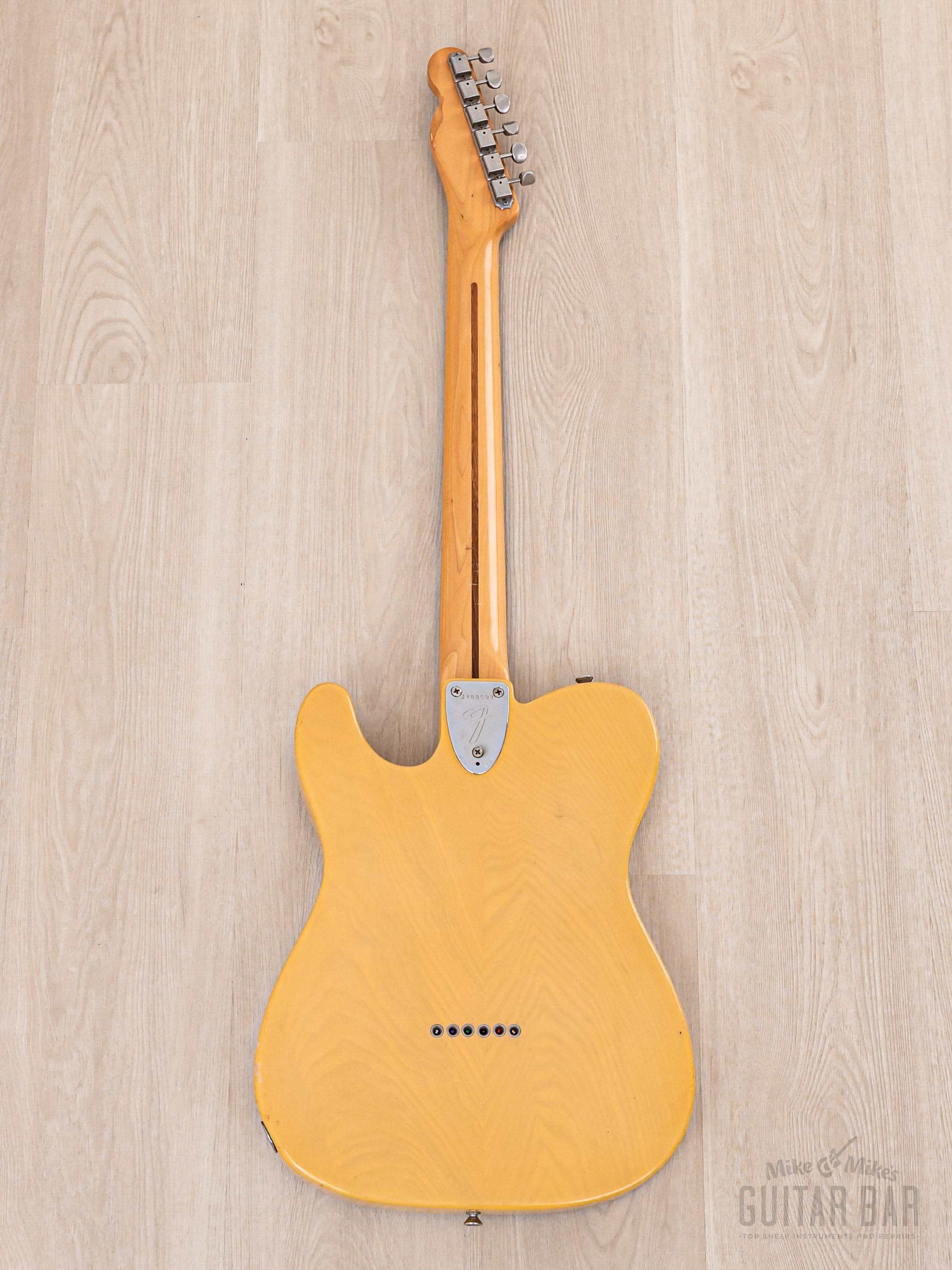 1983 Fender JV Telecater Thinline ‘72 Vintage Reissue TN72-70 Butterscotch w/ Wide Range, Japan MIJ Fujigen