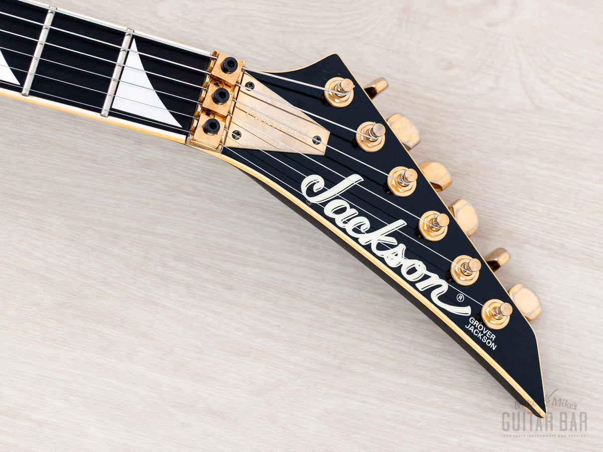 1991 Grover Jackson Dan Spitz Rhoads V headstock front