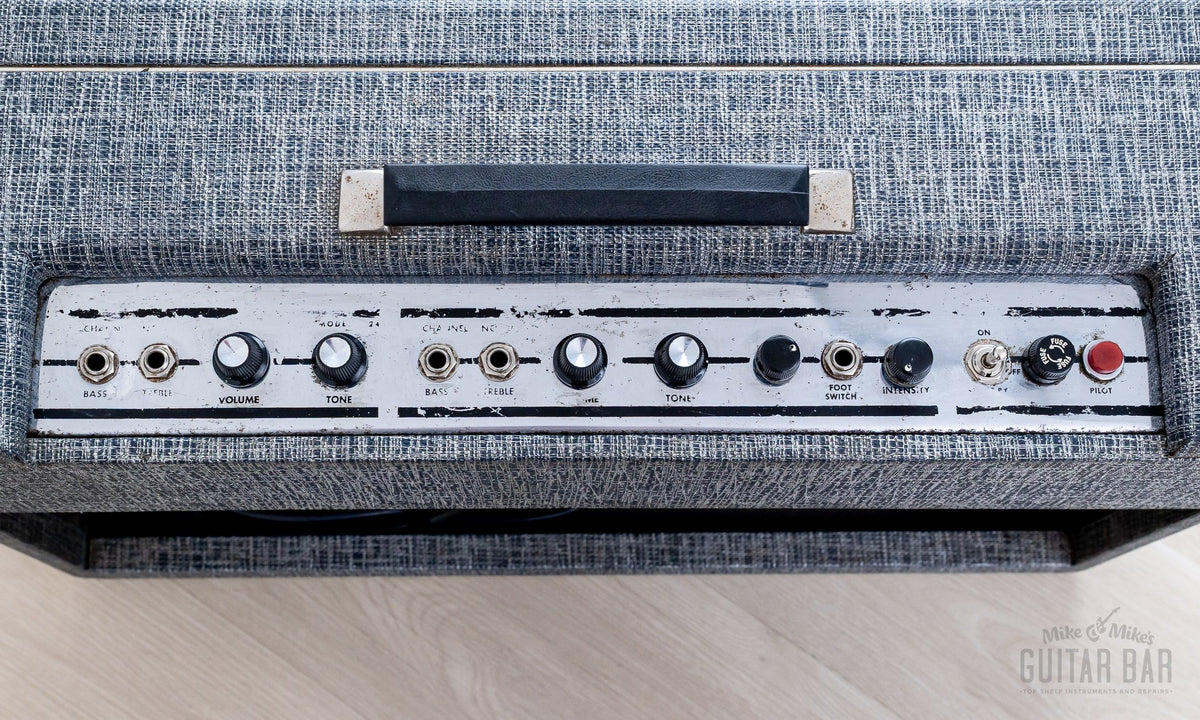 Supro Model 24 control panel