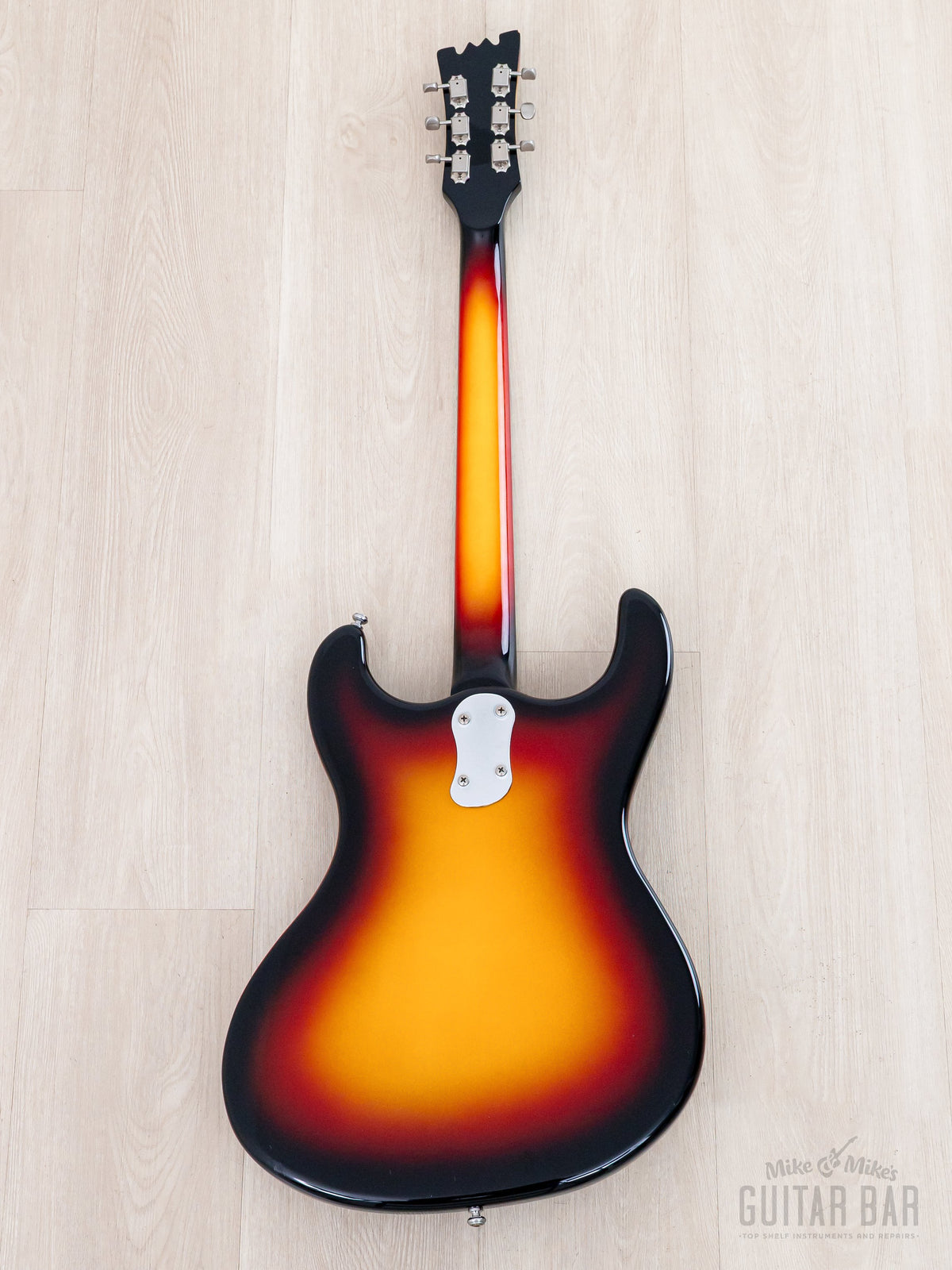 Left-handed Mosrite Super Custom '65 full back