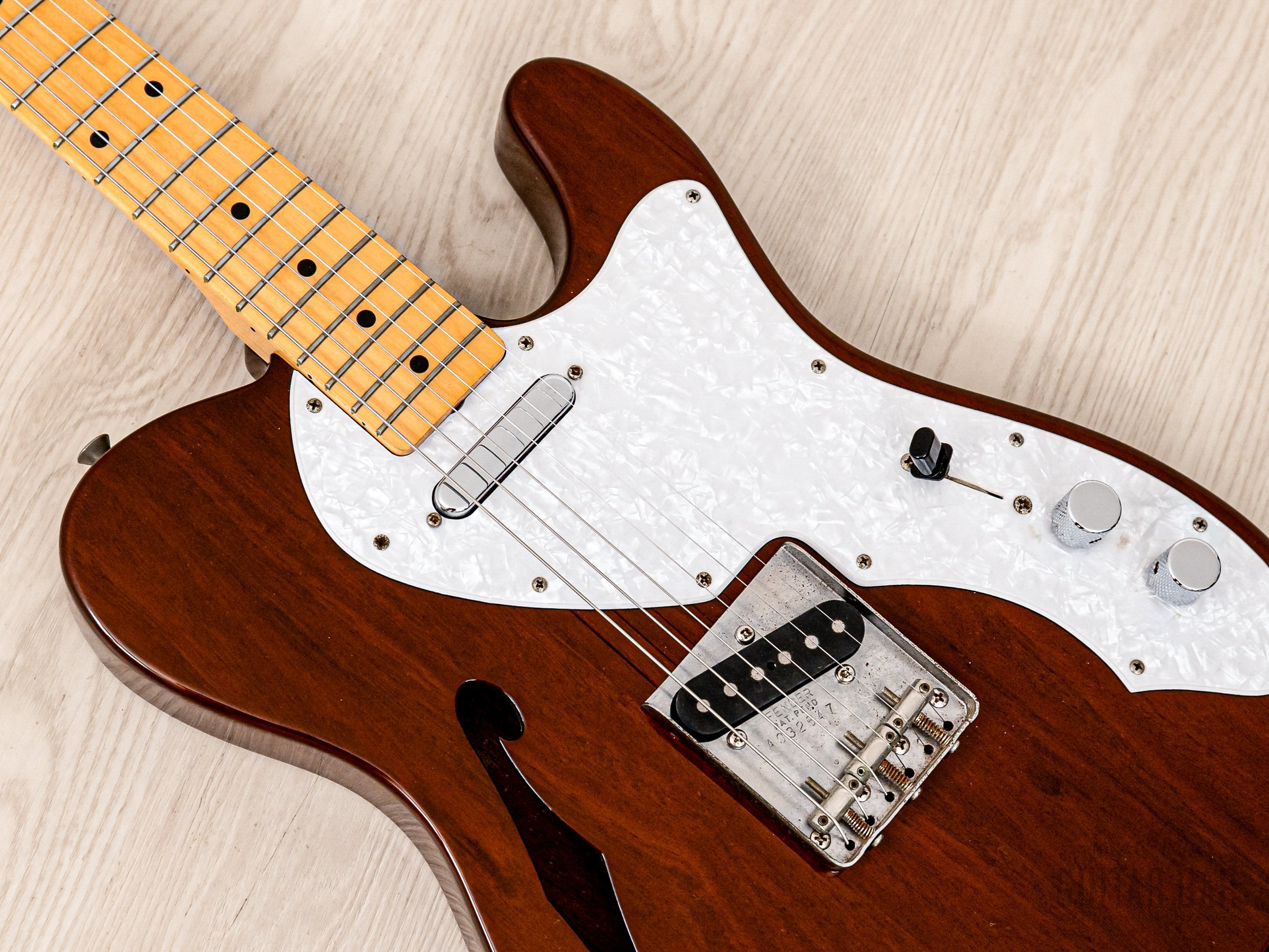 2004 Fender Telecaster Thinline ‘70 Vintage Reissue TN70/MAHO Mahogany, Japan CIJ