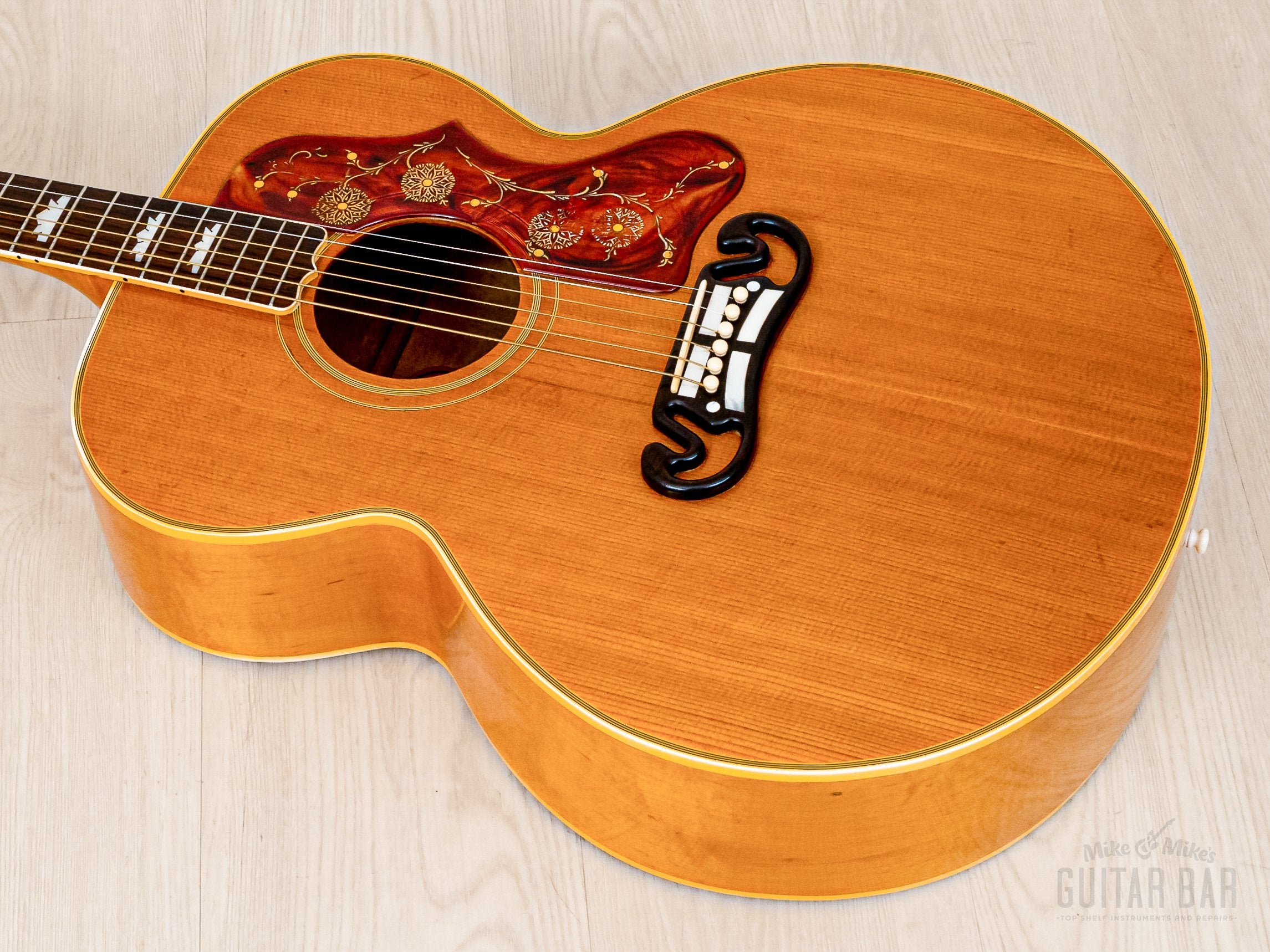 1956 Gibson J-200 Vintage Jumbo Acoustic Guitar Blonde w/ Lifton Case