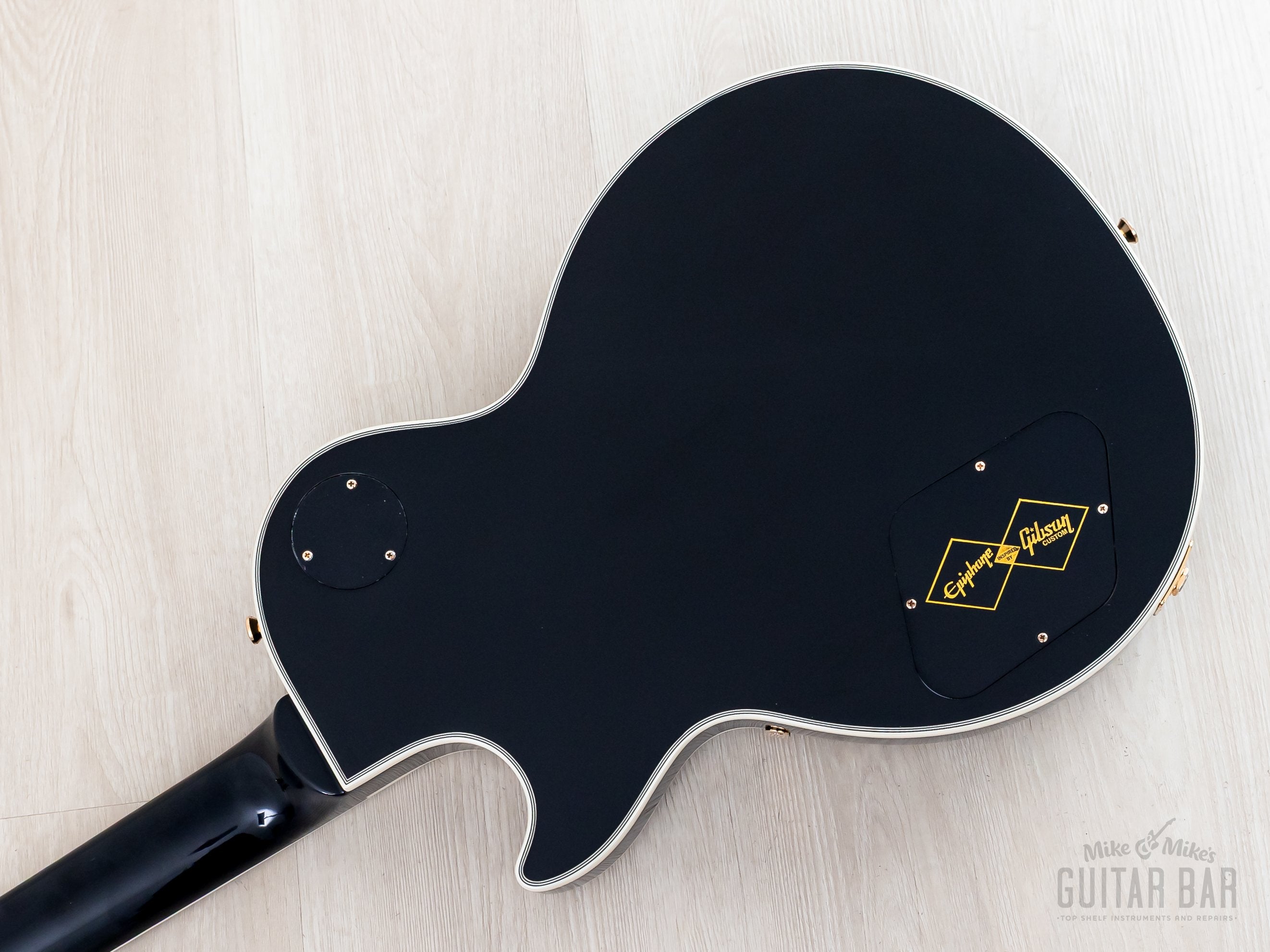 2025 Epiphone IGC Les Paul Custom Black Beauty w/ Gibson USA Pickups &