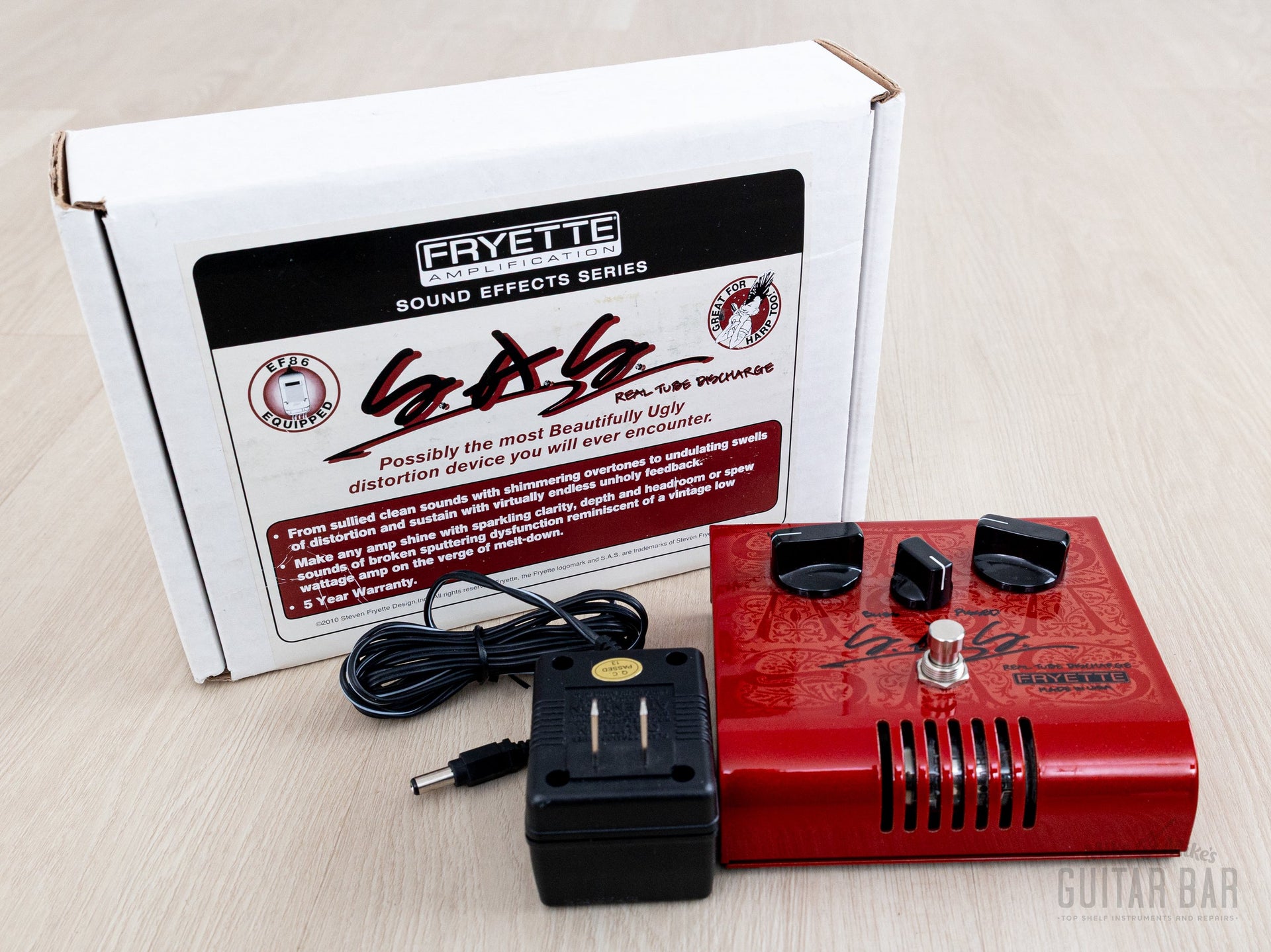 distortion pedal not working Fryette Amplification S.A.S. Real Tube Discharge Distortion Pedal w/ E