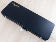 Black Epiphone hardshell case, closed