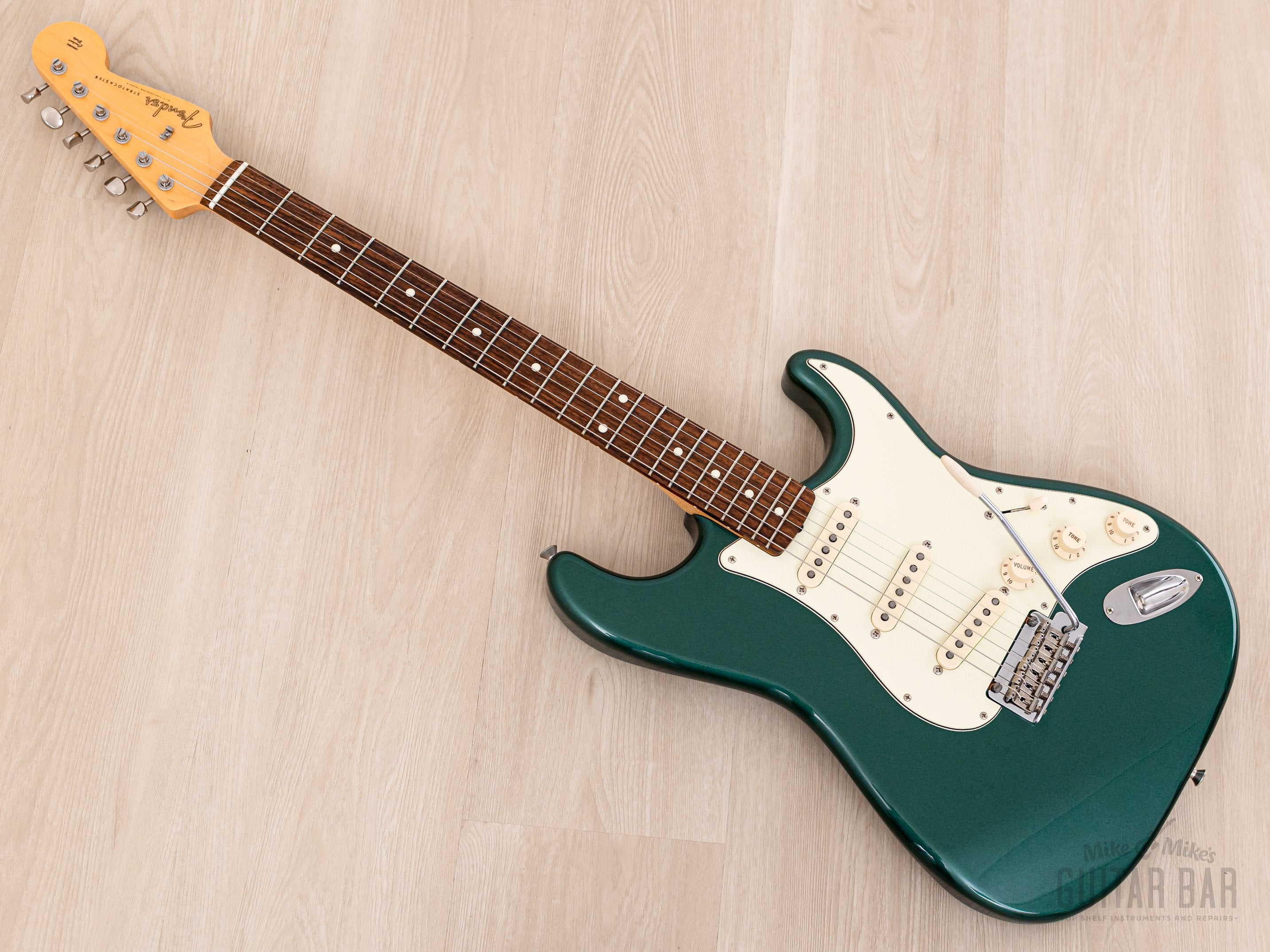 2017 Fender Hybrid '60s Stratocaster FSR Sherwood Green, Near-Mint w/ USA Pickups, Japan MIJ