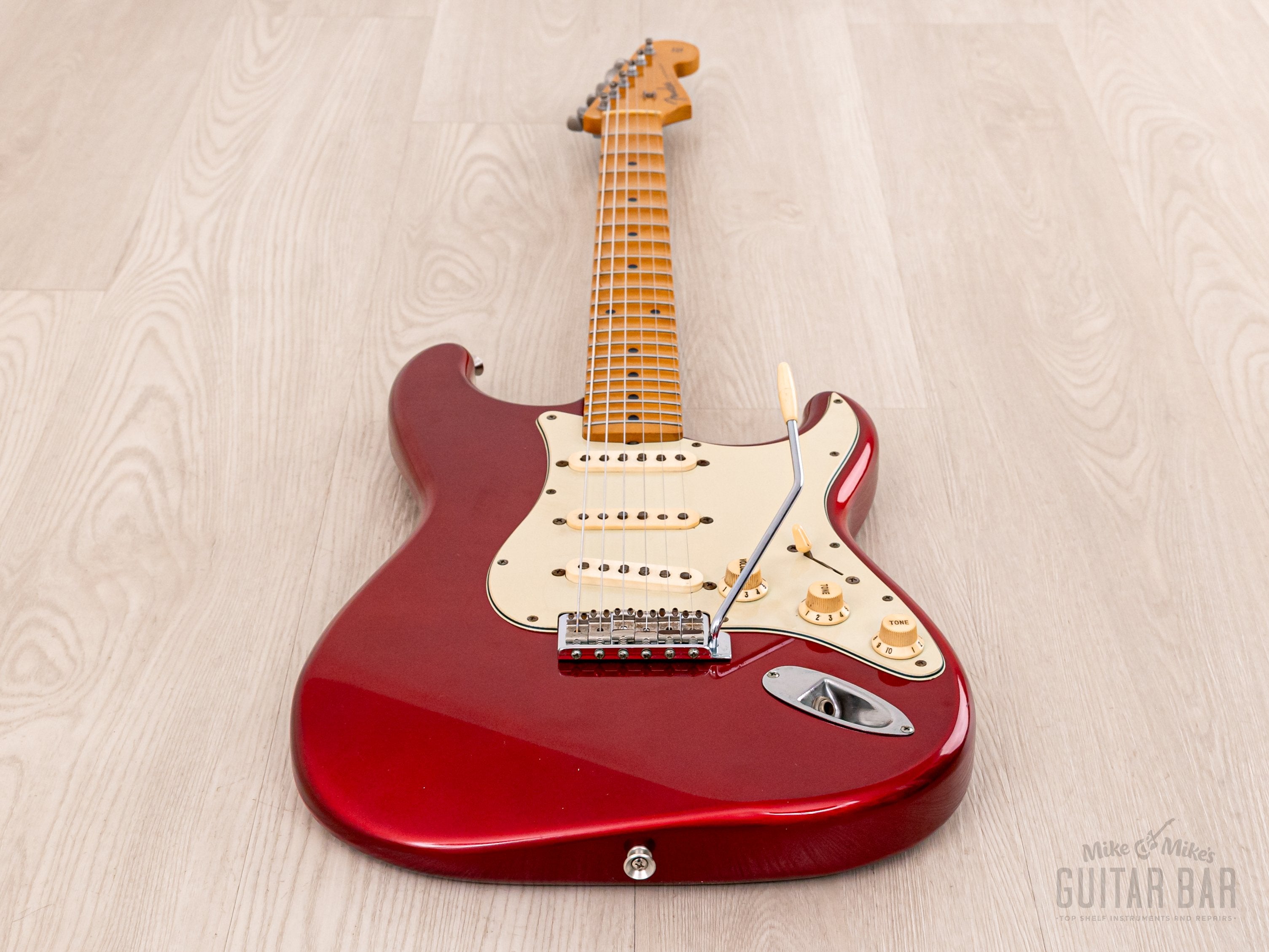 1992 Fender Order Made Stratocaster Yngwie-Spec Candy Apple Red w/ Scalloped Fretboard, Japan MIJ Fujigen