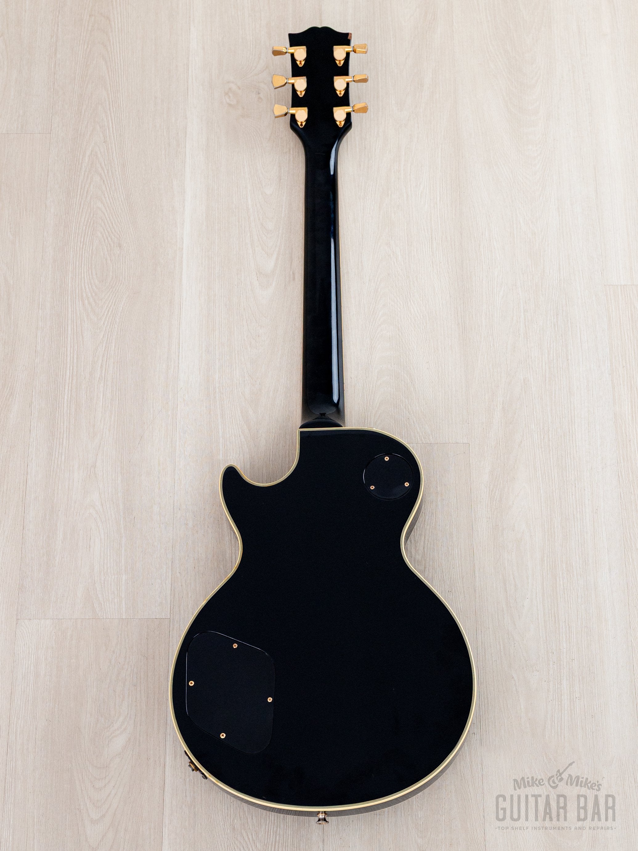 1989 Burny Black Beauty Custom '57 Model RLC-65 3 Pickup w/ VH-3 Picku