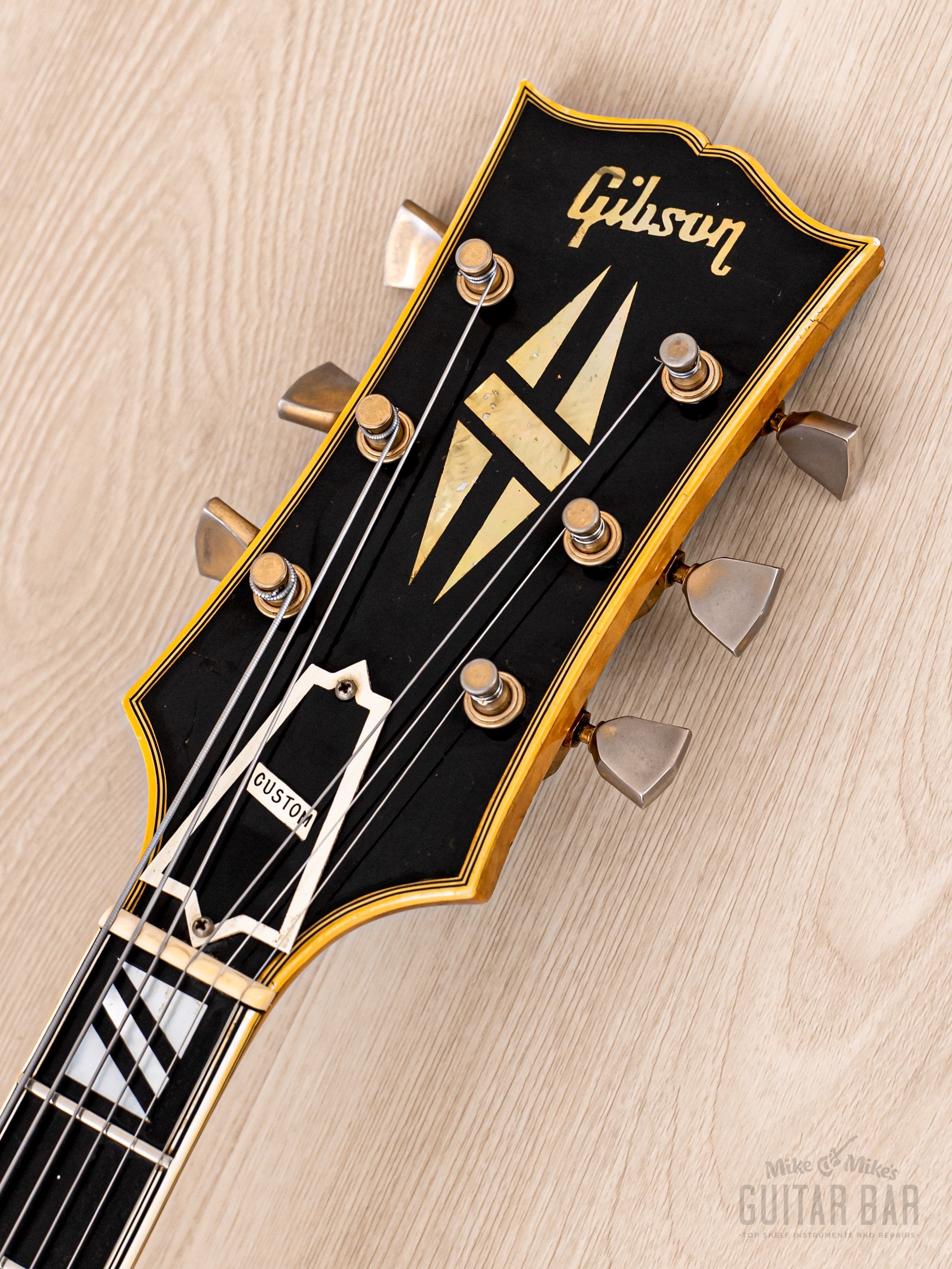 1969 Gibson Super 400 CES Vintage Archtop Electric Guitar Natural w/ T Tops & 1950s Lifton Case