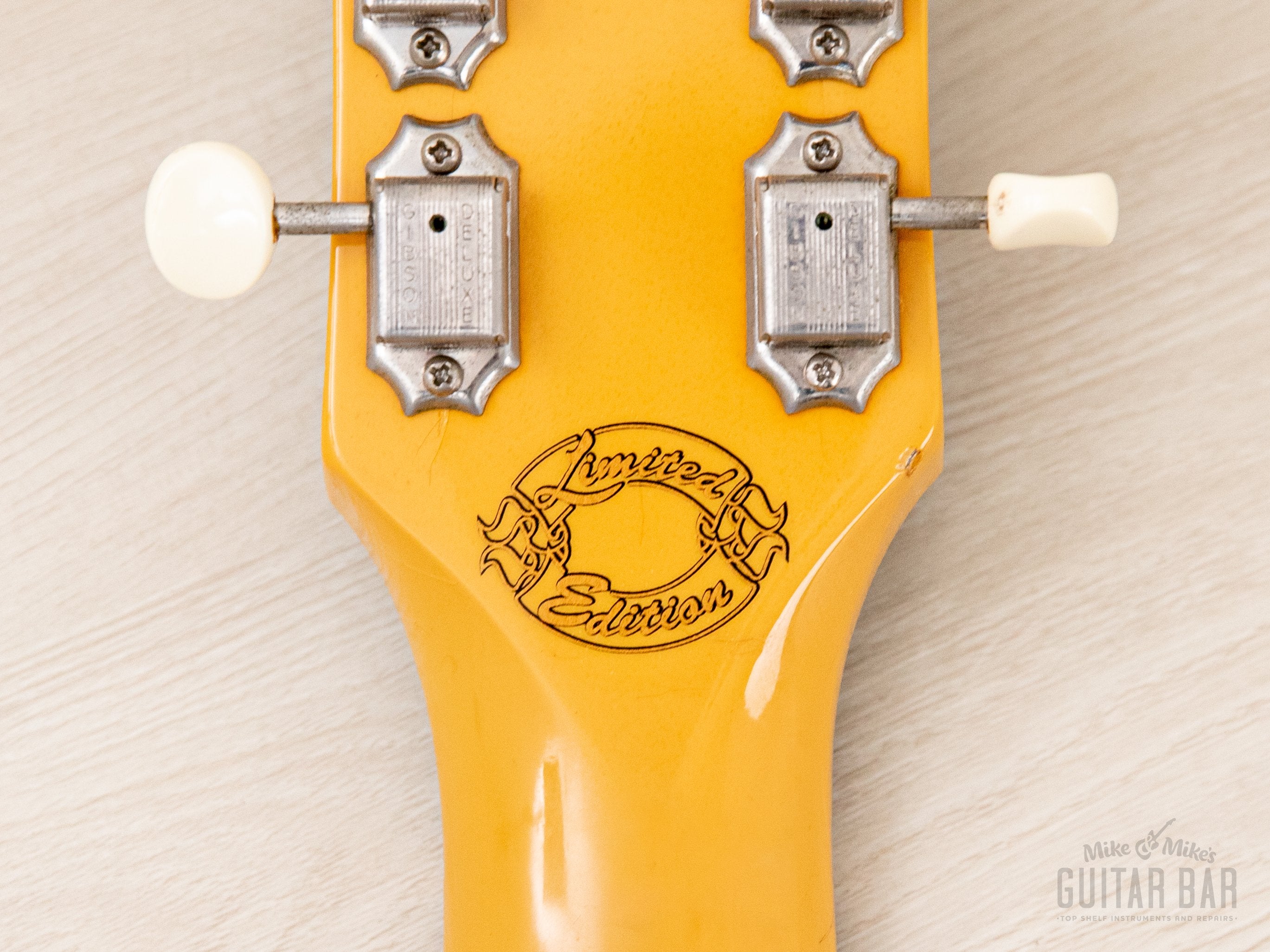 1996 Gibson Limited Edition Les Paul Junior Double Cut TV Yellow Yamano-Spec w/ ThroBak, Case