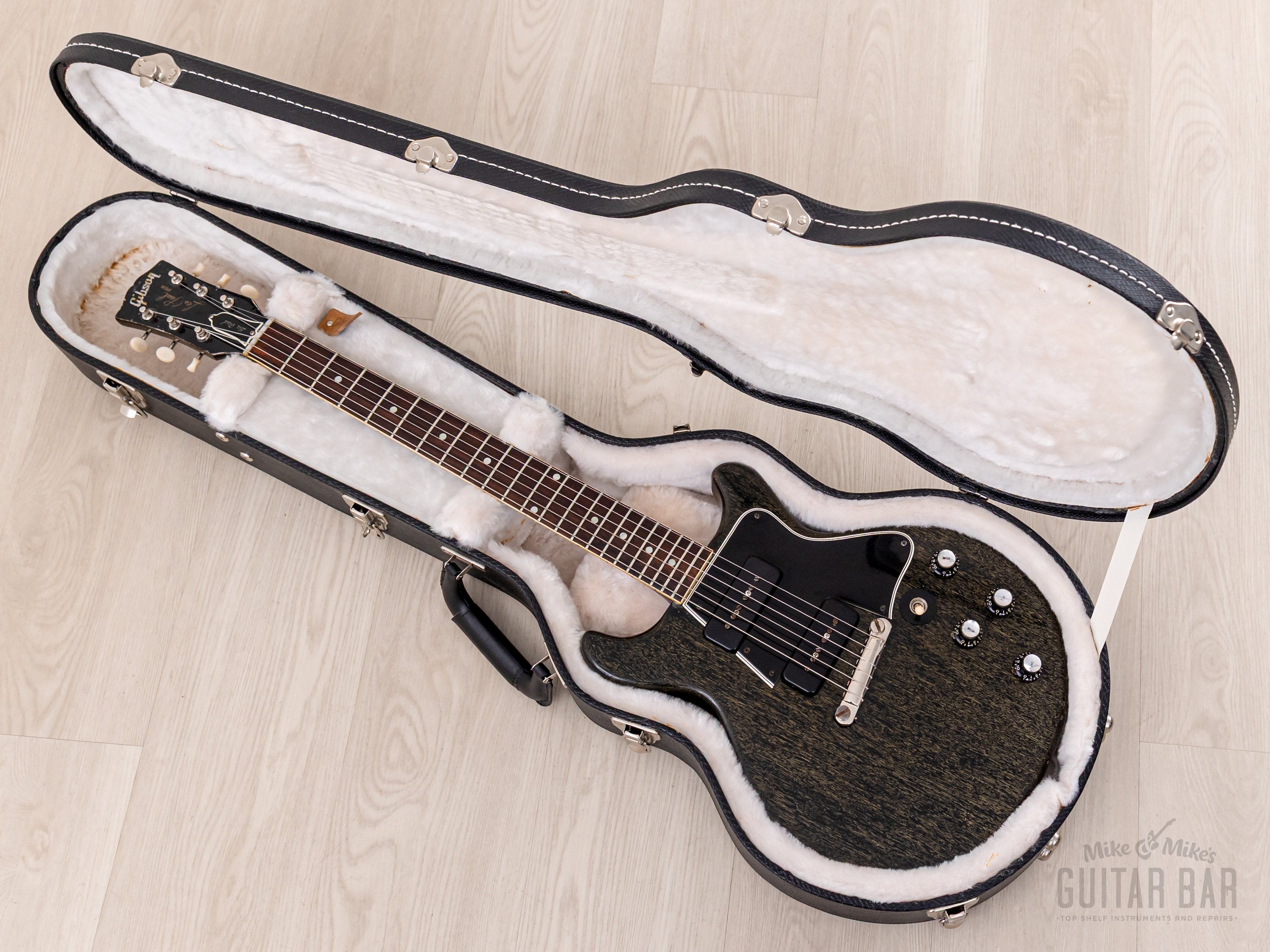 1961 Gibson Les Paul Special Double Cut Vintage Guitar Silver Fox (Dog Hair) w/ Case, Riggio