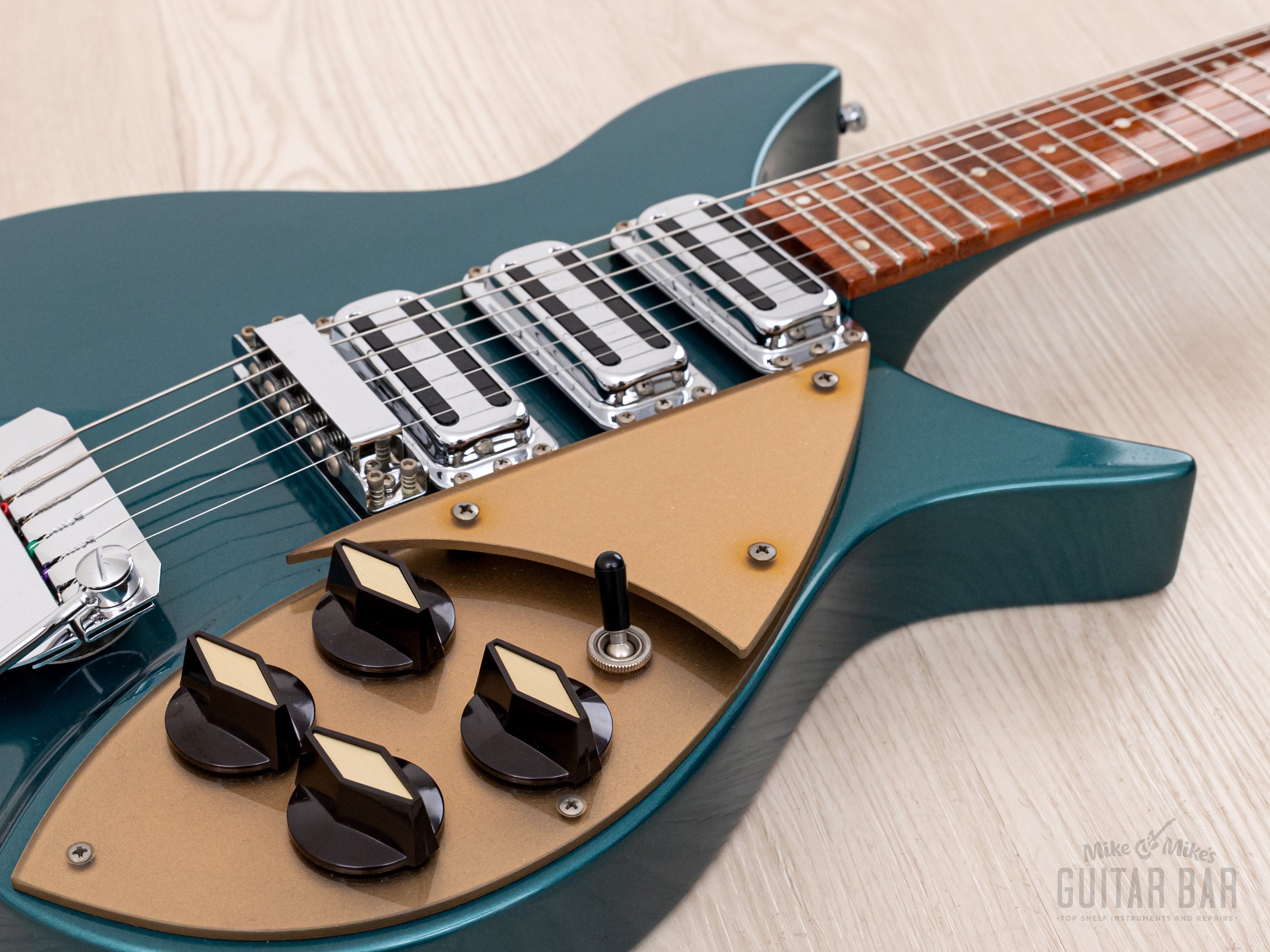 1997 Rickenbacker 355V59 One-Off Custom Order Turquoise w/ Accent Vibrato, Hangtags & Case