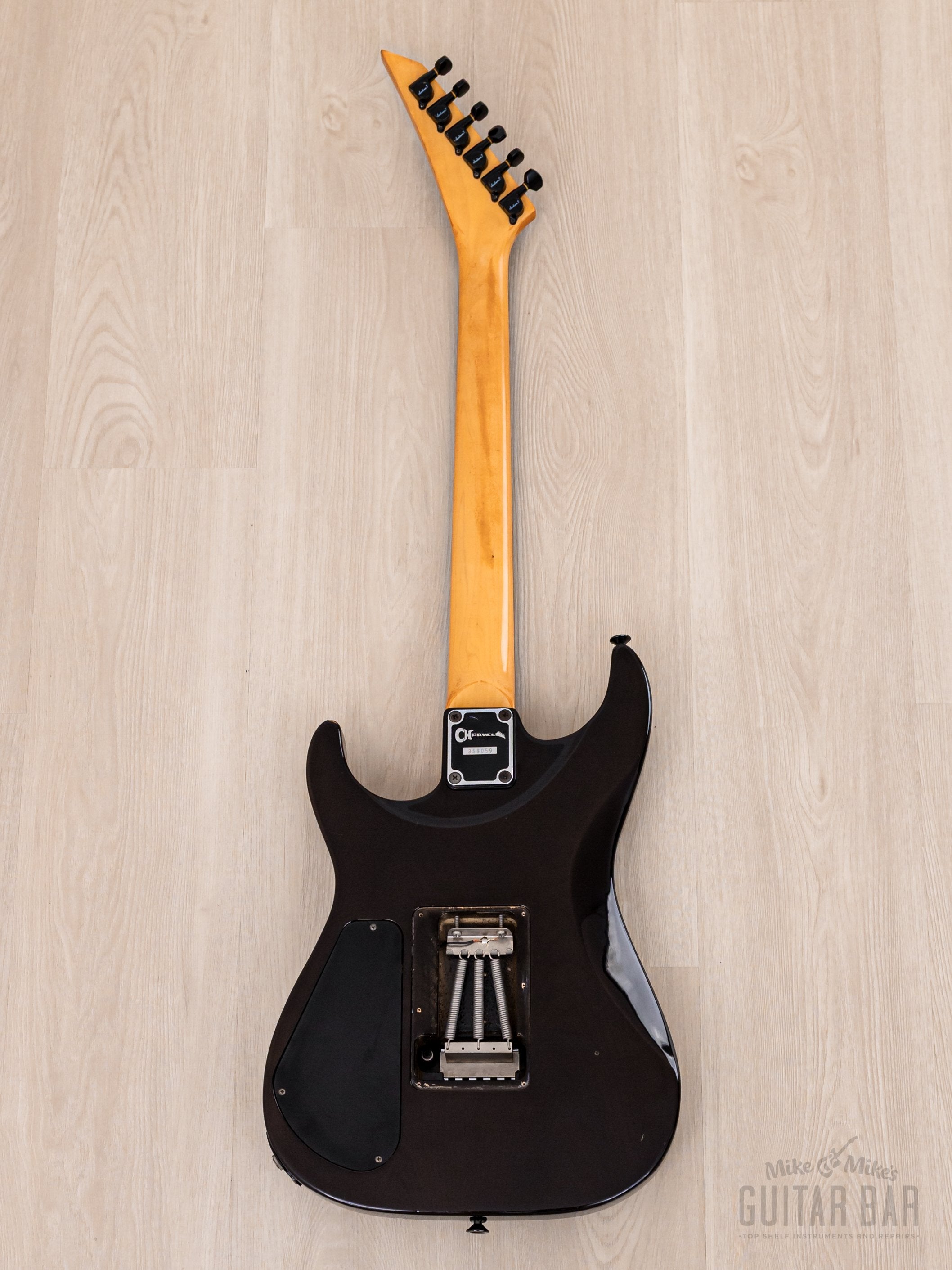 1990 Charvel by Jackson Dinky Arched-Top DKA-115-HSH See-Through Brown w/ Floyd Rose