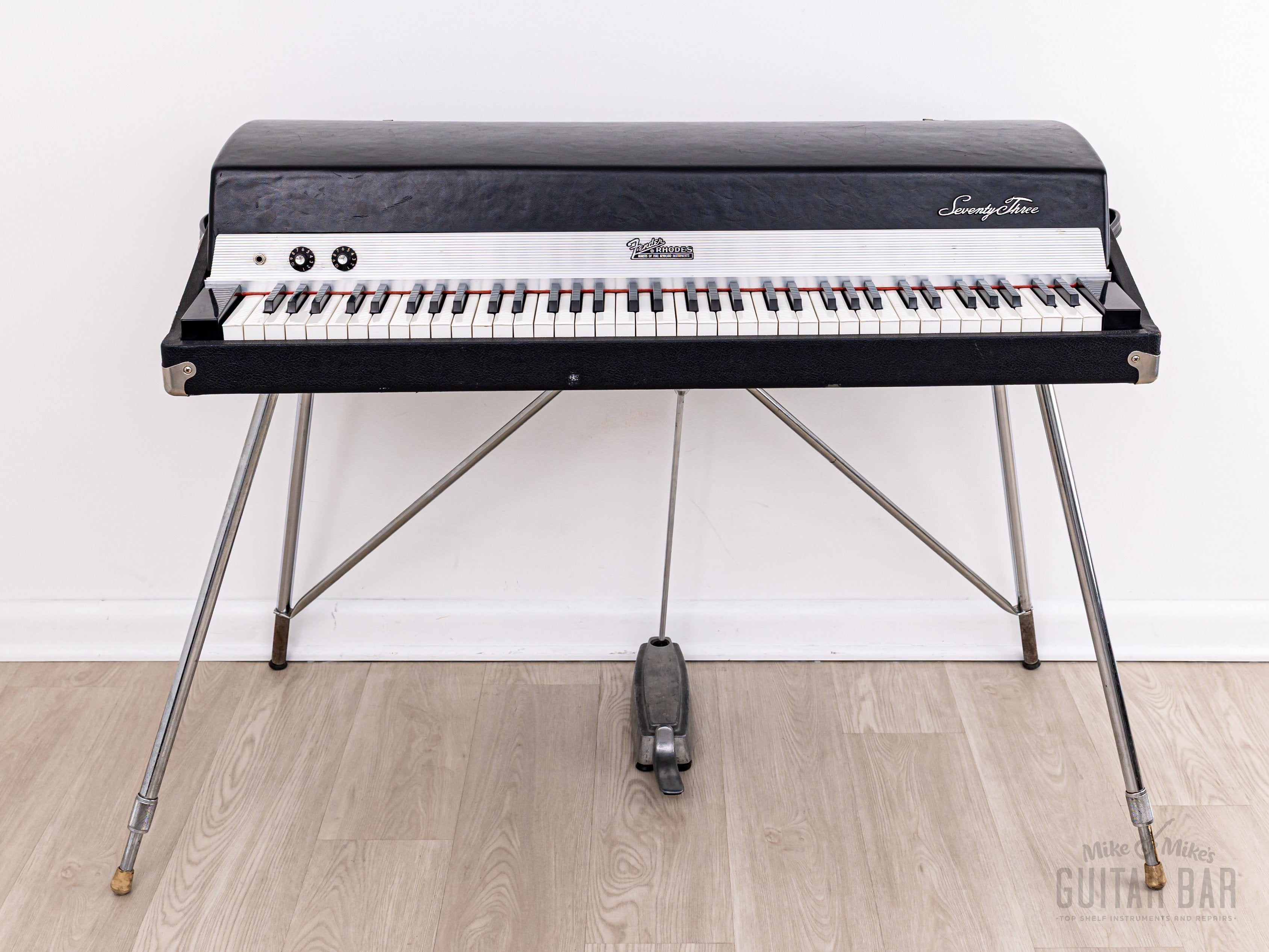 1973 Fender Rhodes Stage 73 Mk I Vintage Electric Piano w/ Legs & Pedal, Fully Serviced