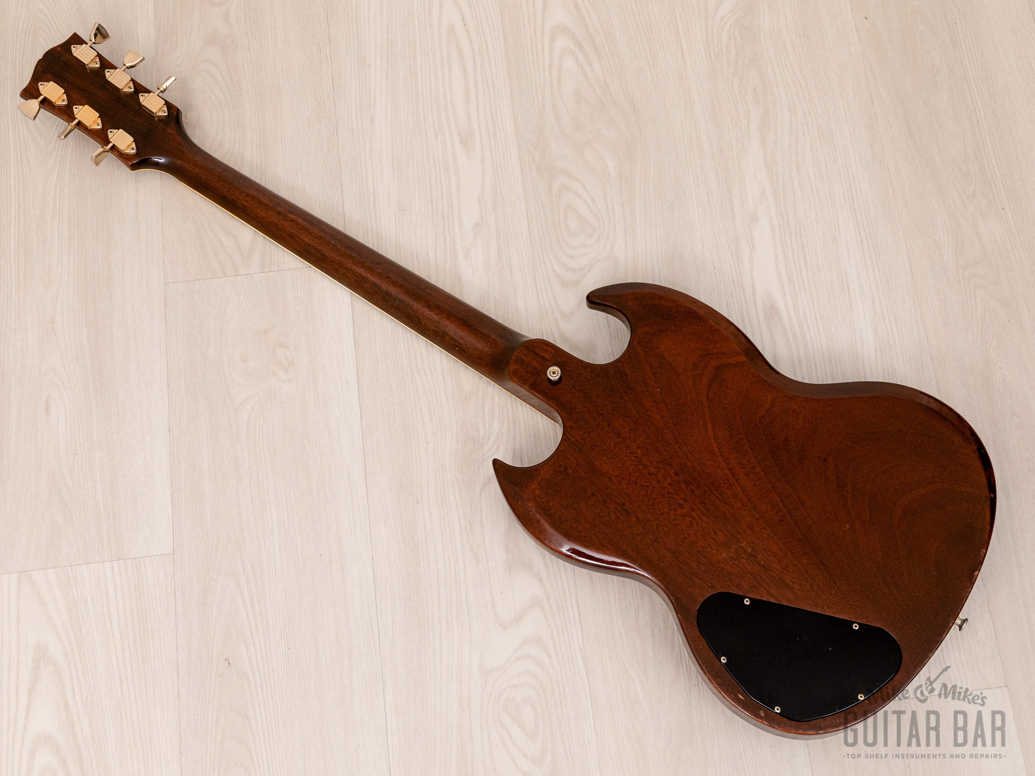 1969 Gibson SG Custom Vintage Guitar Walnut, 100% Original w/ Pat # T-Tops & Case, Jim Root-Owned