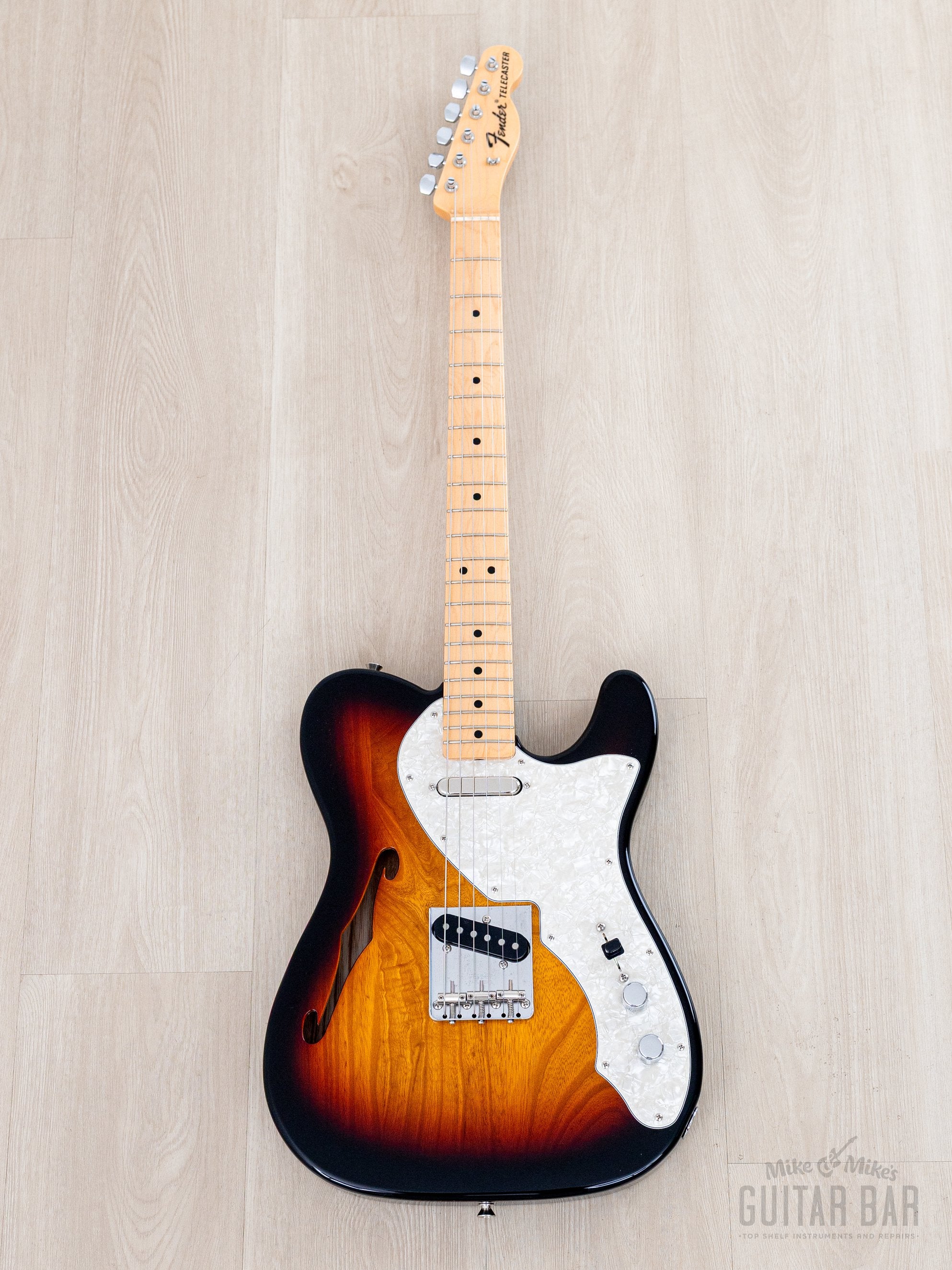 ギター Fender Heritage 60s Telecaster Thinline 2024 Fender Heritage '60s Telecaster Thinline Sunburst Lacquer, Ash Bo