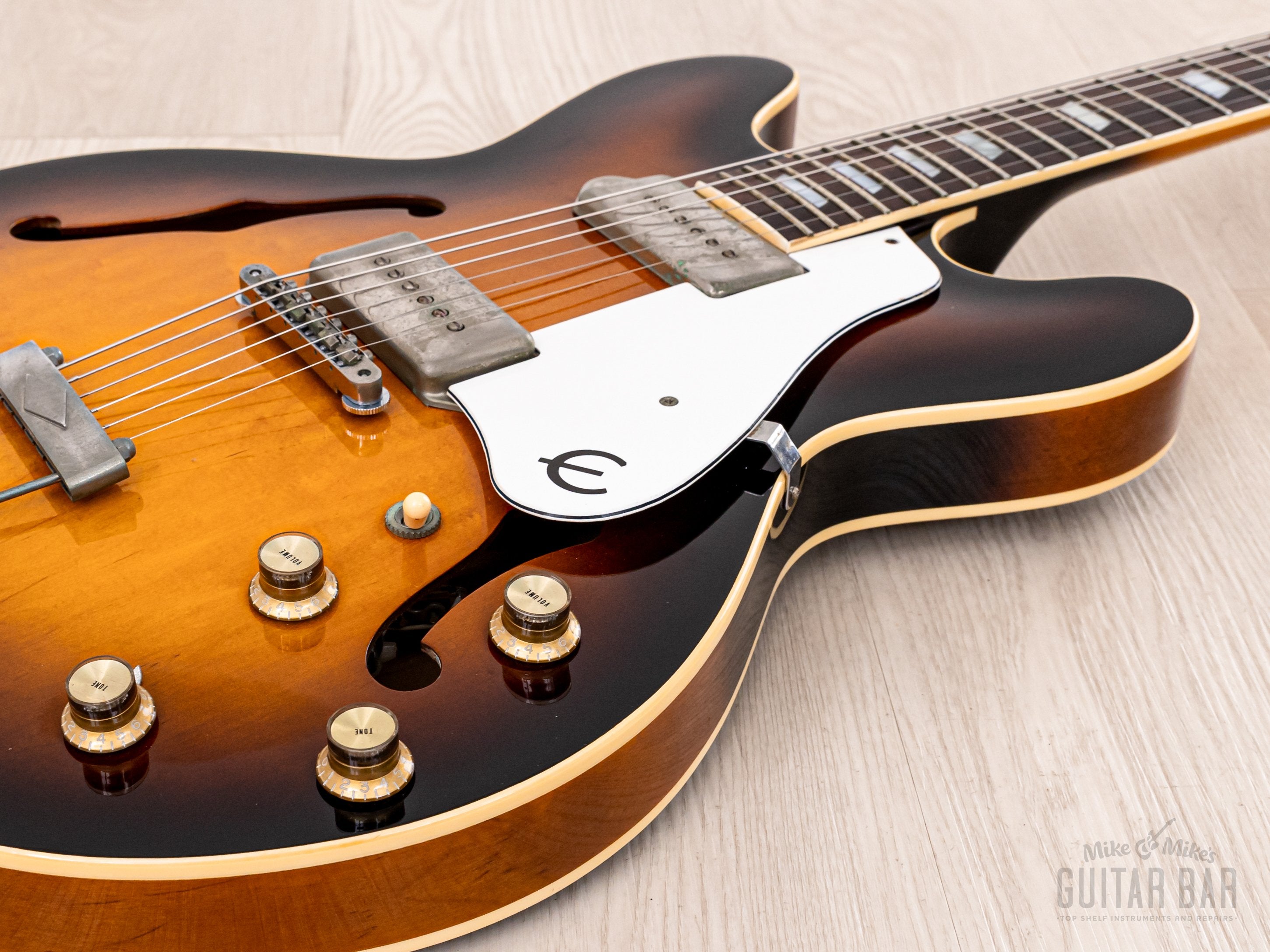 1986 Epiphone Casino Vintage Guitar Sunburst Figured Near-Mint w/ Case, Japan Matsumoku Pre-Elitist