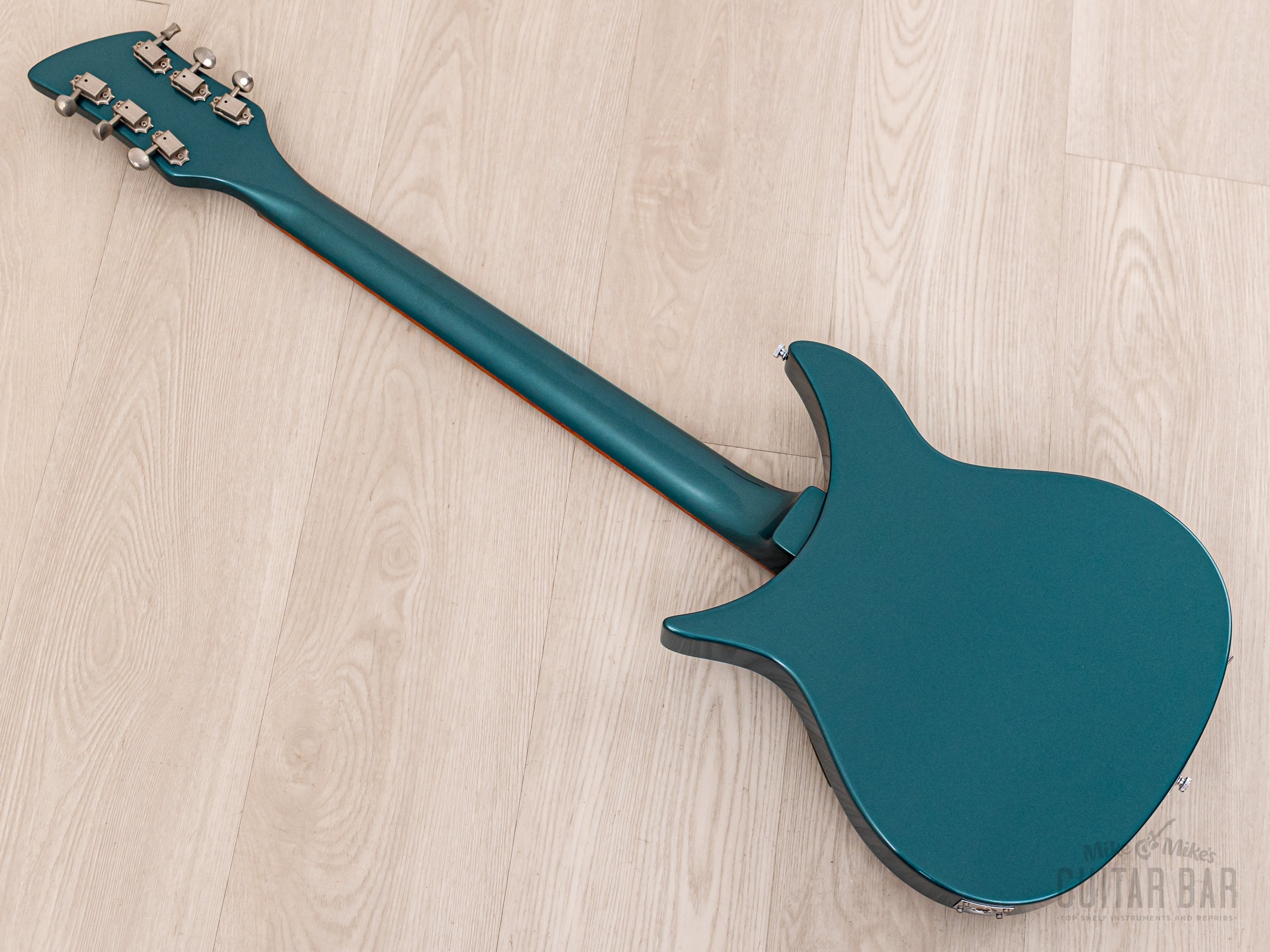 1997 Rickenbacker 355V59 One-Off Custom Order Turquoise w/ Accent Vibrato, Hangtags & Case