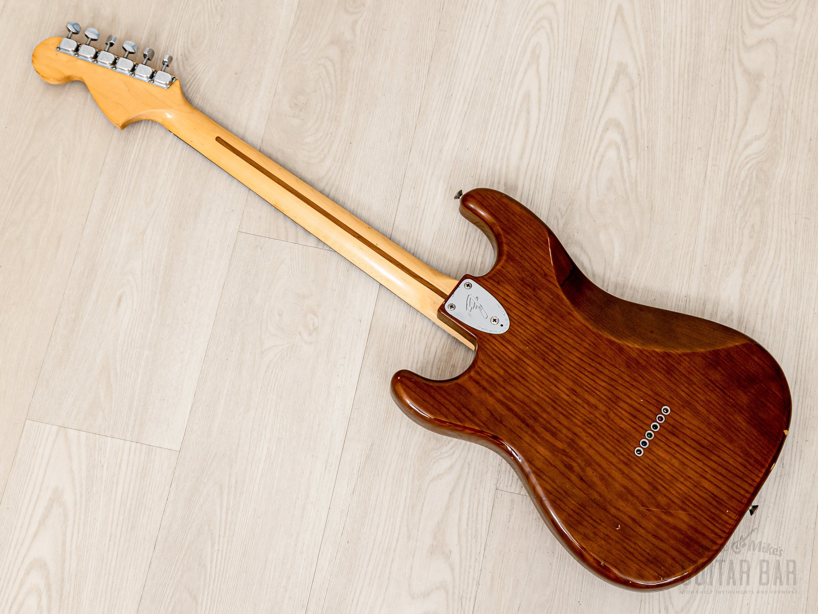 1980 Fender Stratocaster Hardtail Vintage Guitar Mocha, Schecter Dream Machine Mods w/ F500T Pickups, Case