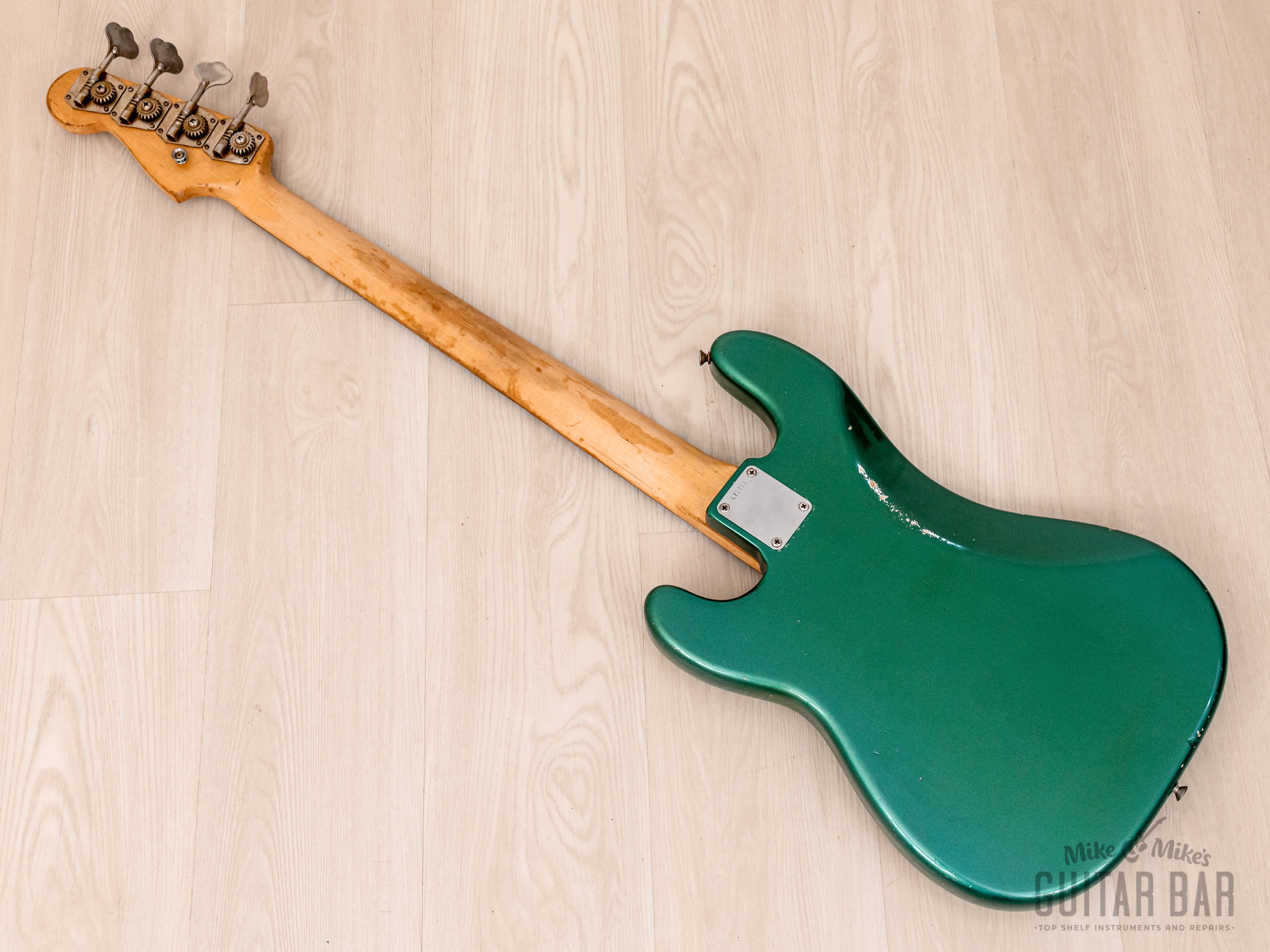 1964 Fender Precision Bass Pre-CBS Vintage Bass Sherwood Green (Riggio) w/ Paperwork, Case