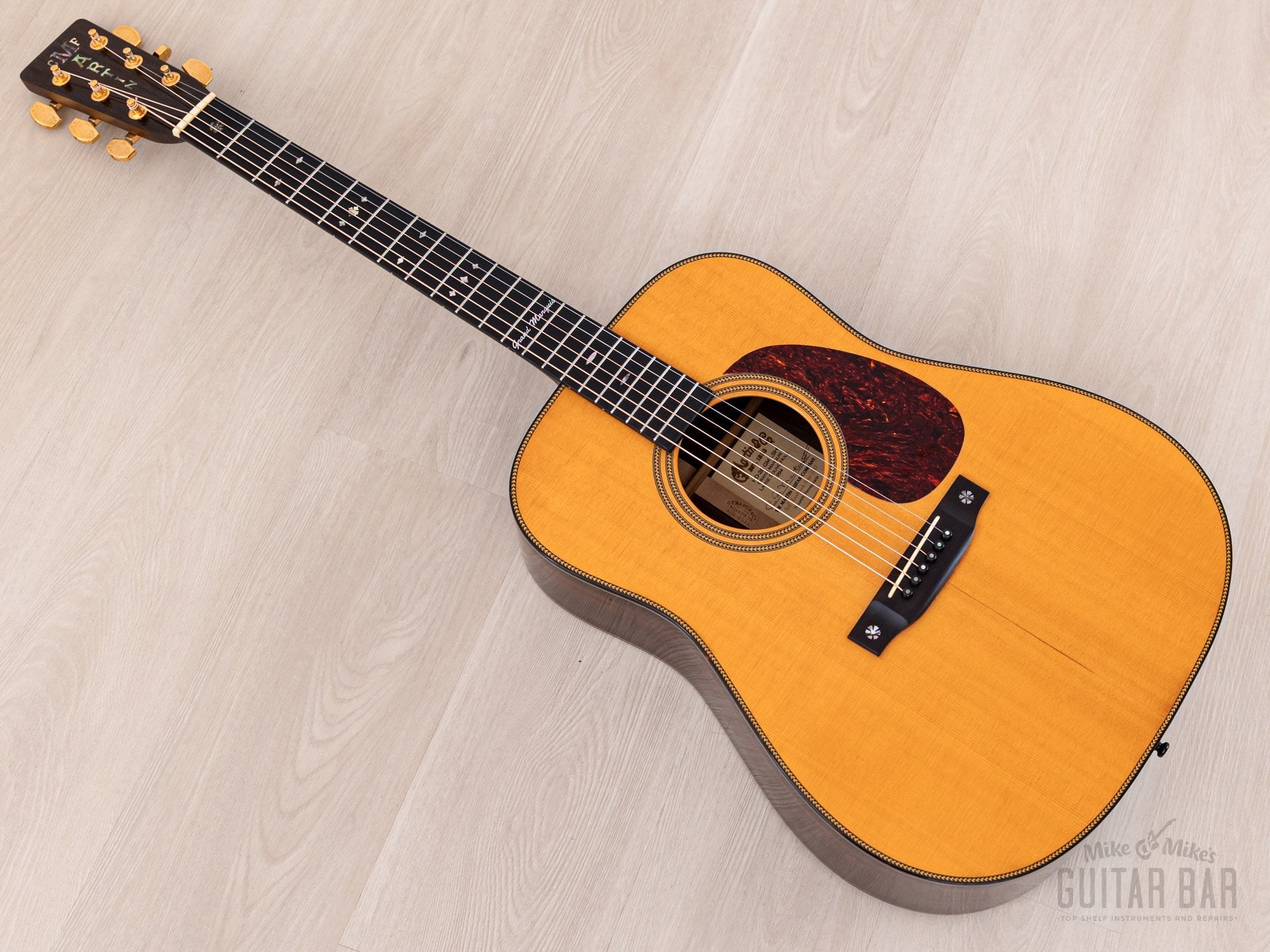 1994 Martin Limited Edition HD-28 GM LSH Grand Marquis Large Soundhole Herringbone Dreadnought w/ Case