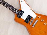 Greco EX800 body and rosewood fretboard, angled view