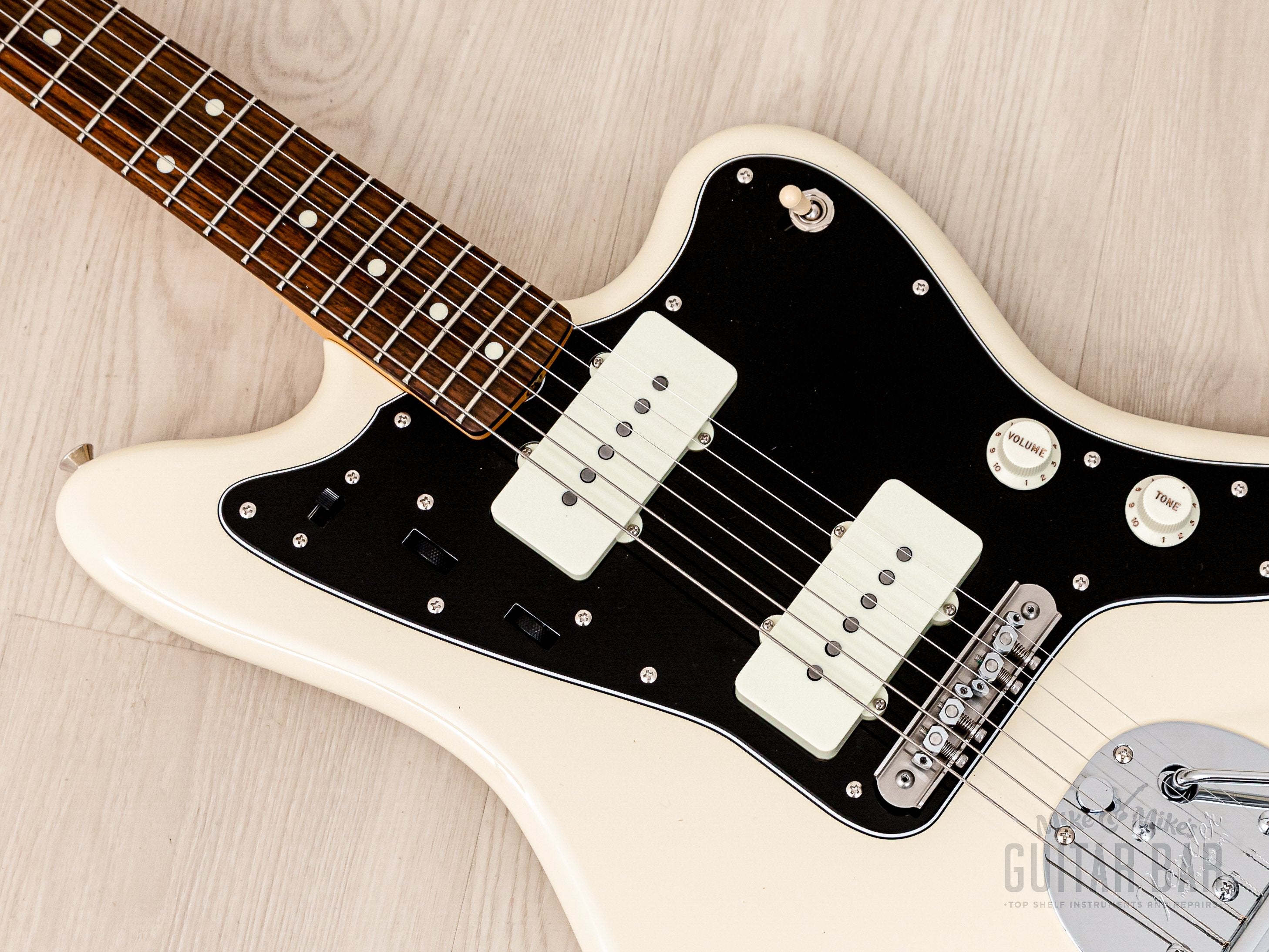 2020 Fender Hybrid 60s Jazzmaster Olympic White Near-Mint w/ Mastery Bridge & Case, Japan MIJ