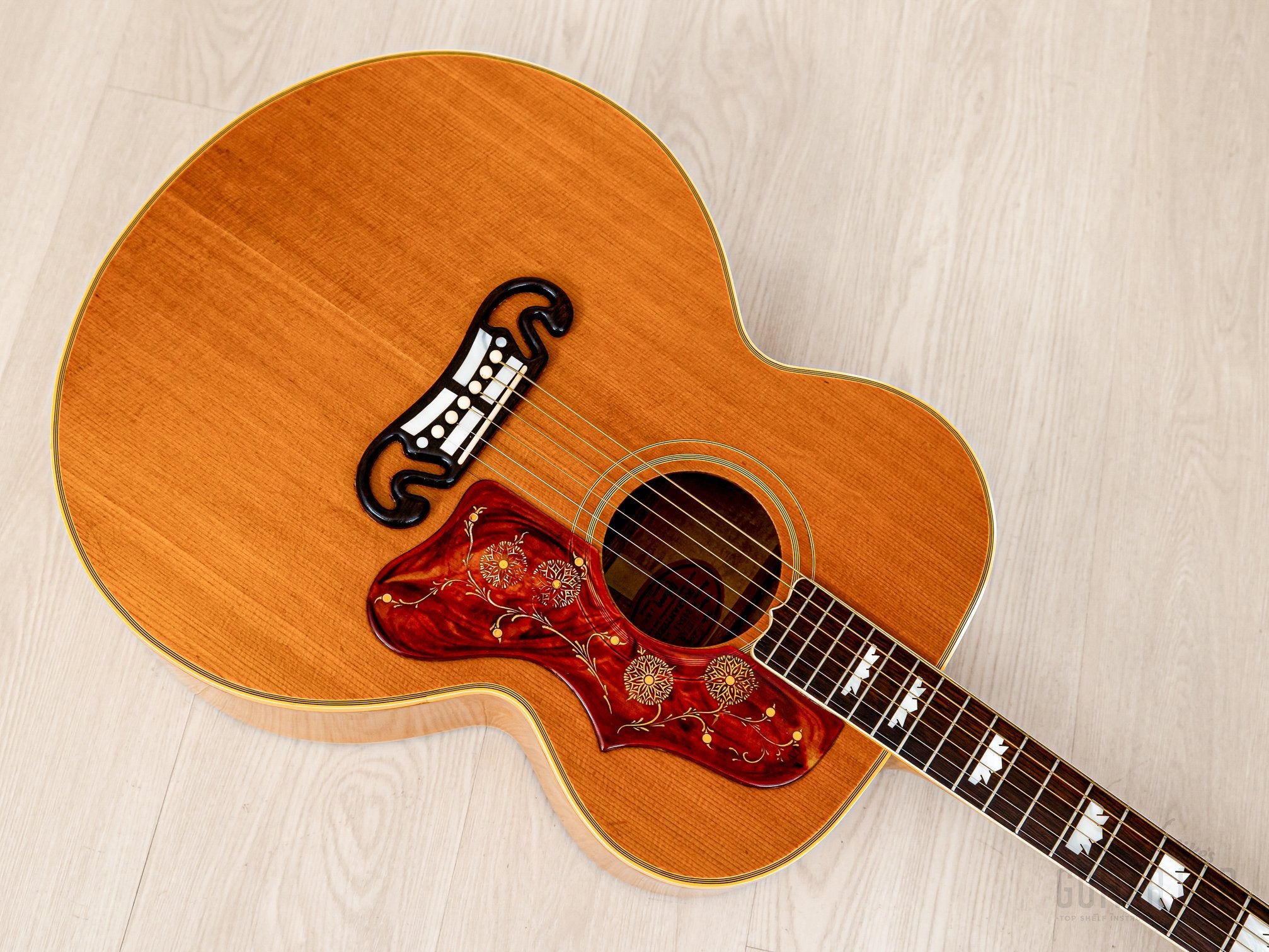1956 Gibson J-200 Vintage Jumbo Acoustic Guitar Blonde w/ Lifton Case