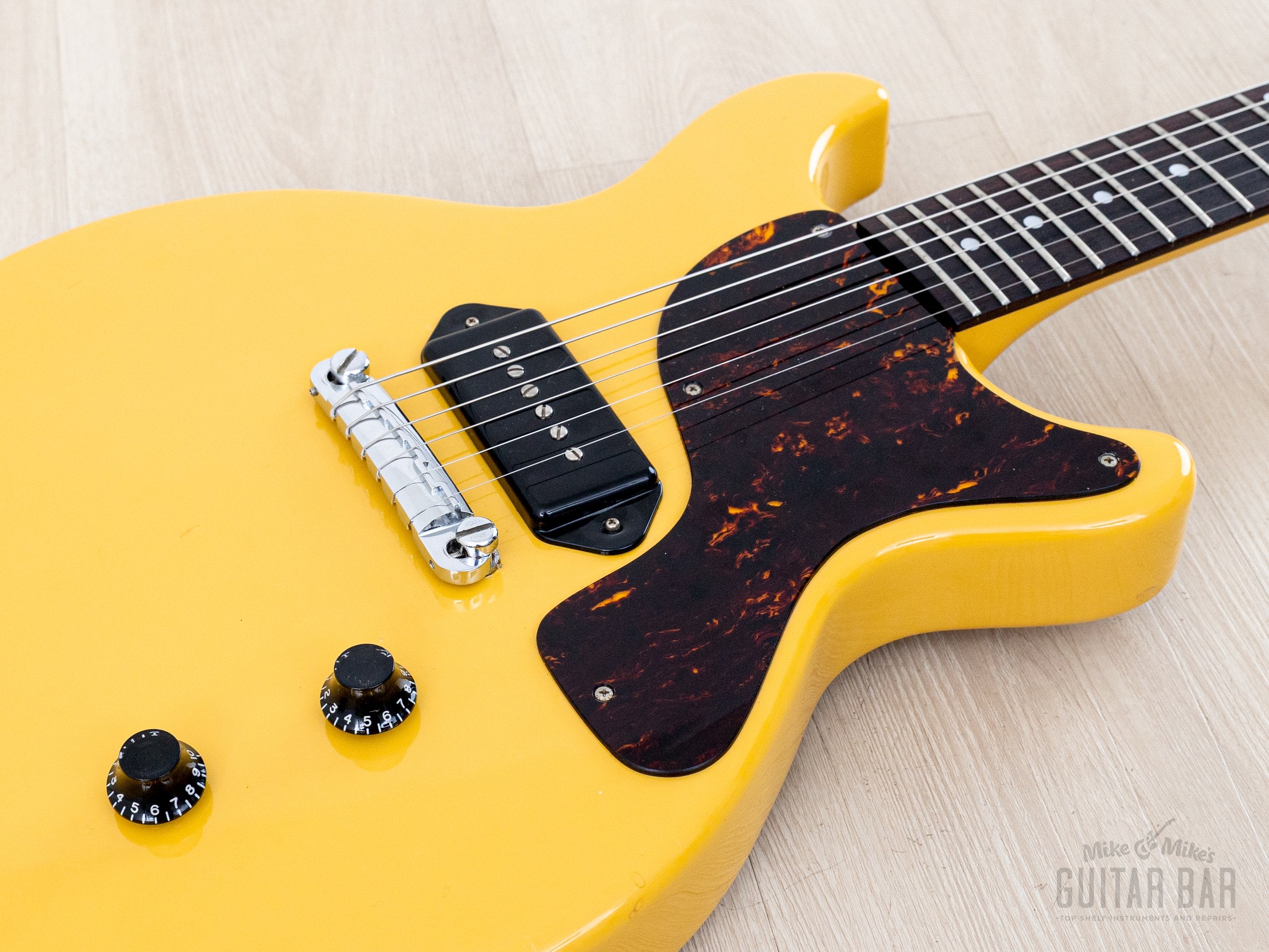 1994 Orville Les Paul Junior Double Cut LPJ-D65 TV Yellow, Japan Fujig