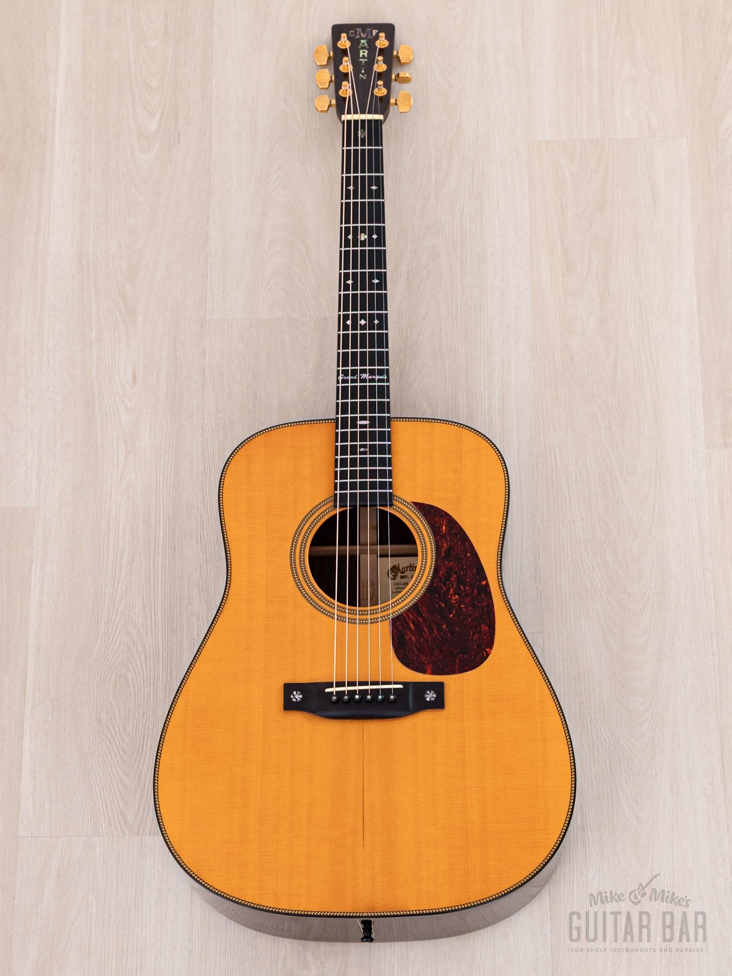 1994 Martin Limited Edition HD-28 GM LSH Grand Marquis Large Soundhole Herringbone Dreadnought w/ Case