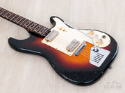 1960s Hofner 172/S Sunburst body front angle