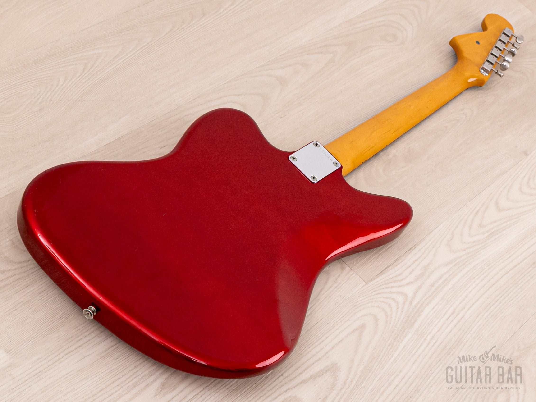 1986 Fender Jaguar '62 Vintage Reissue JG66-75 Candy Apple Red First-Year, Japan MIJ Fujigen