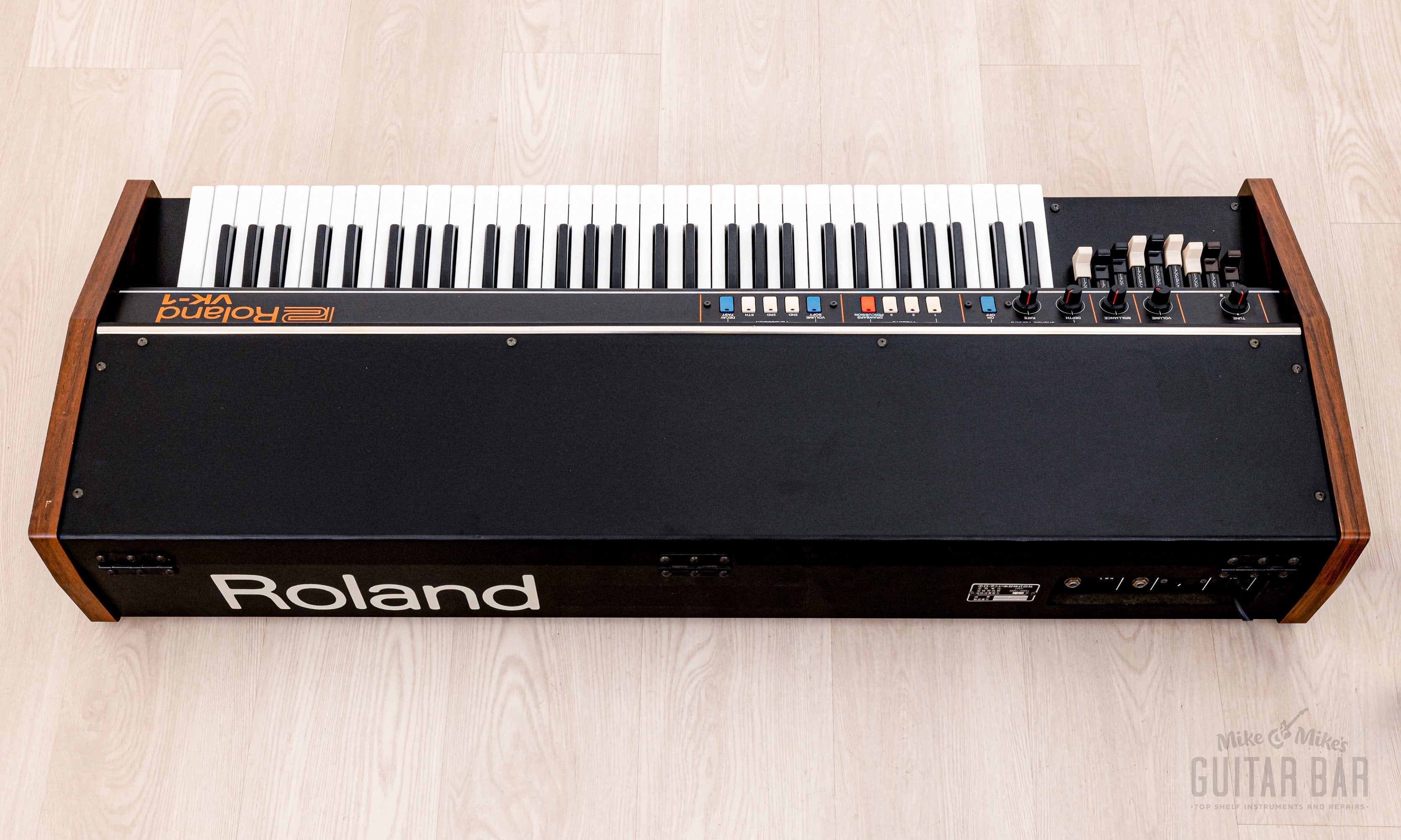 1970s Roland VK-1 Vintage Analog Drawbar Organ, Clean & Serviced w/ Ca