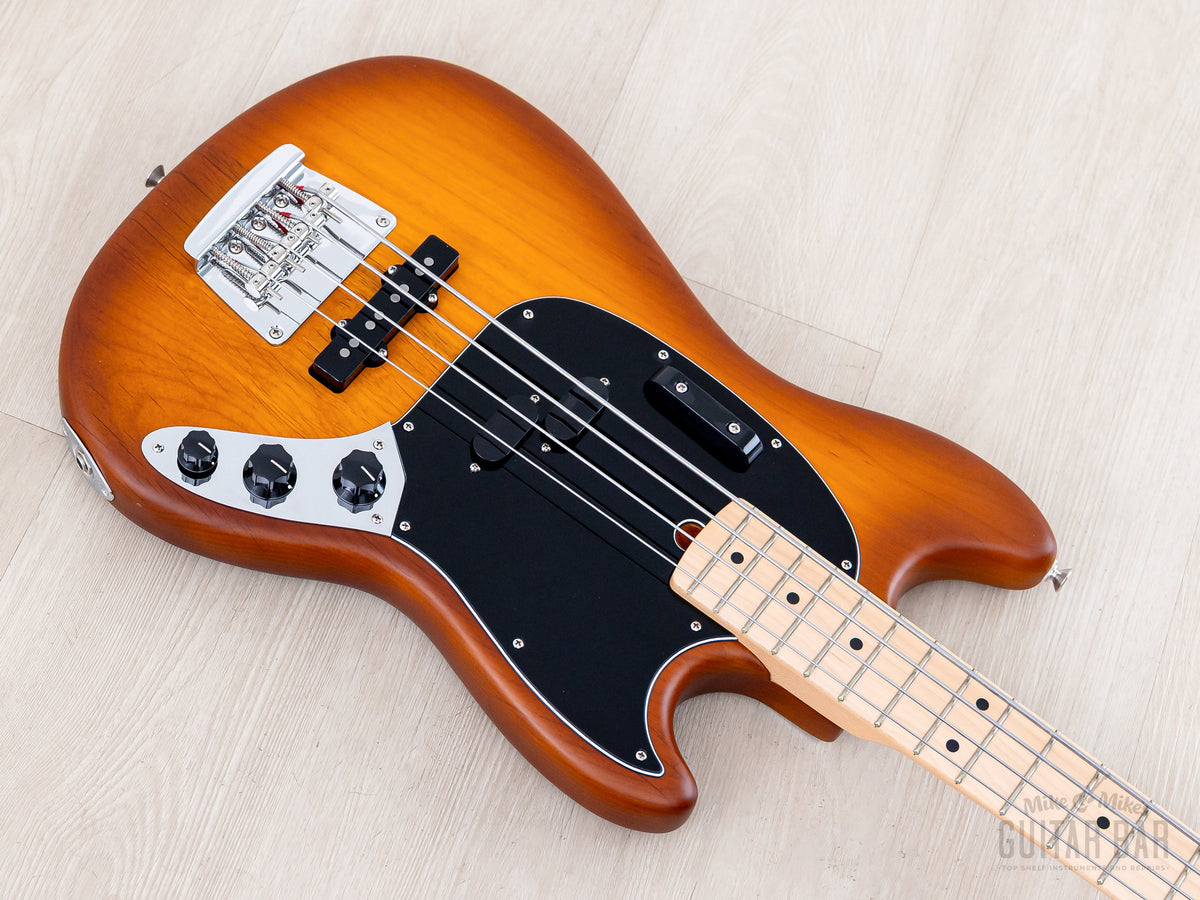 Reverse angled view of Honey Burst body