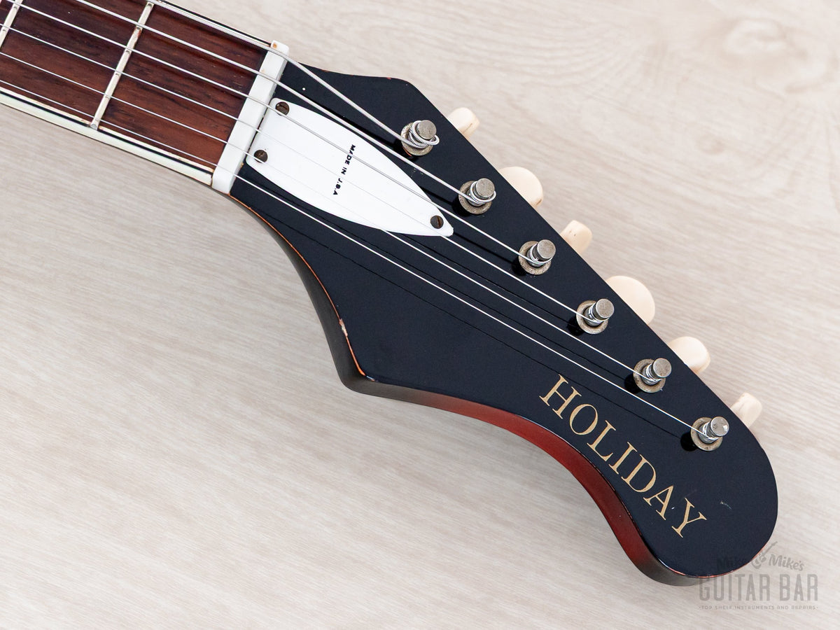 1965 Harmony Holiday headstock front