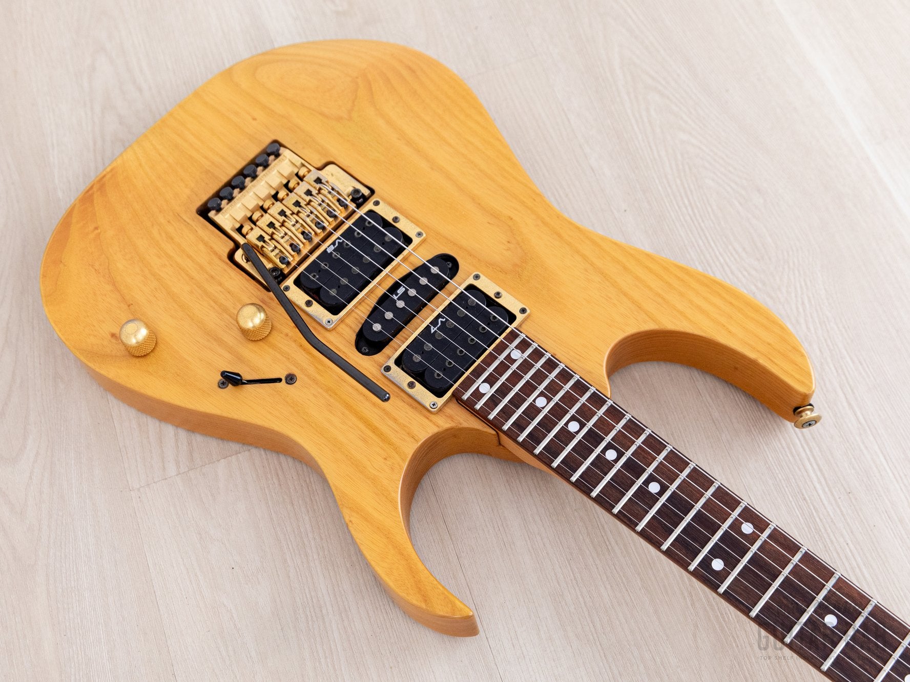 1994 Ibanez RG670 HSH Natural Matte, Near-Mint w/ Lo-Pro Edge