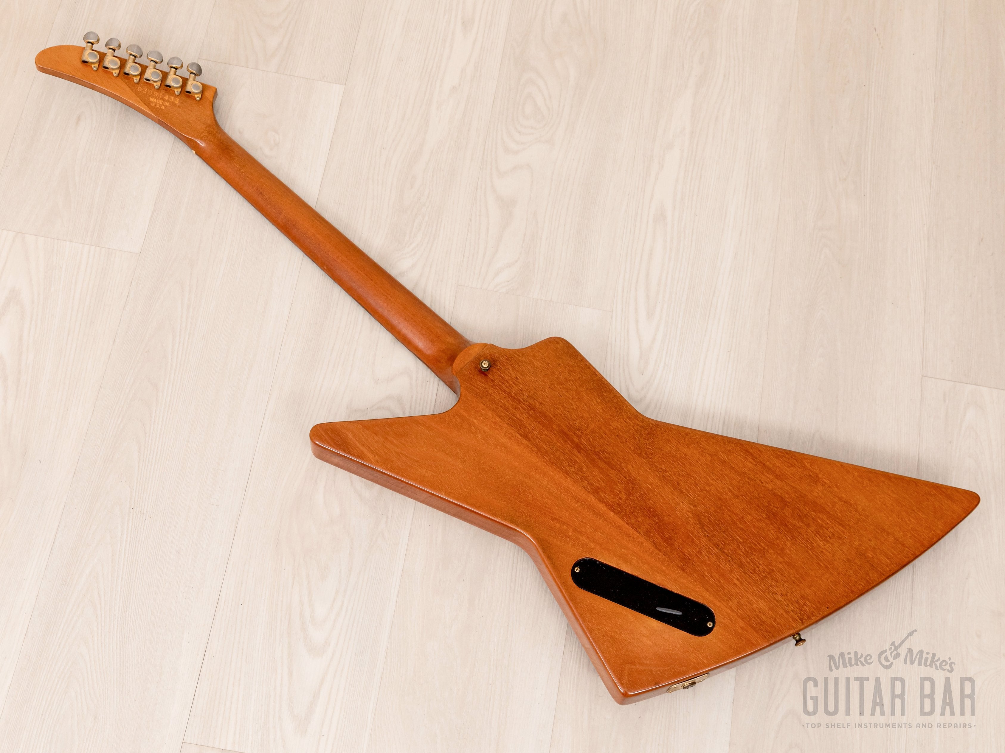 2001 Gibson Limited Edition Explorer '76 Vintage Reissue Natural w/ Case & Tags, Yamano