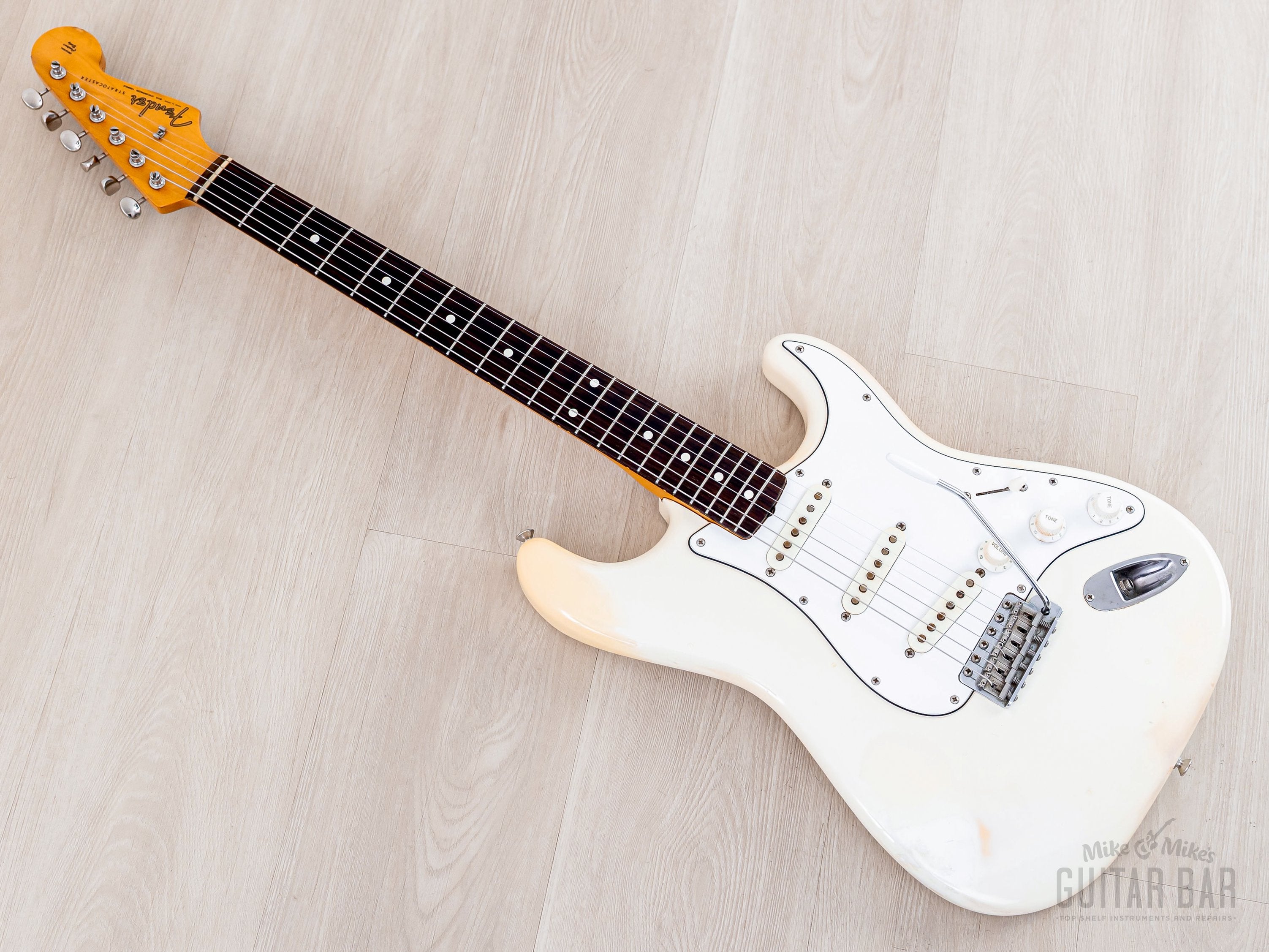 1983 Fender '62 Stratocaster JV ST62-85 Olympic White w/ USA Fullerton