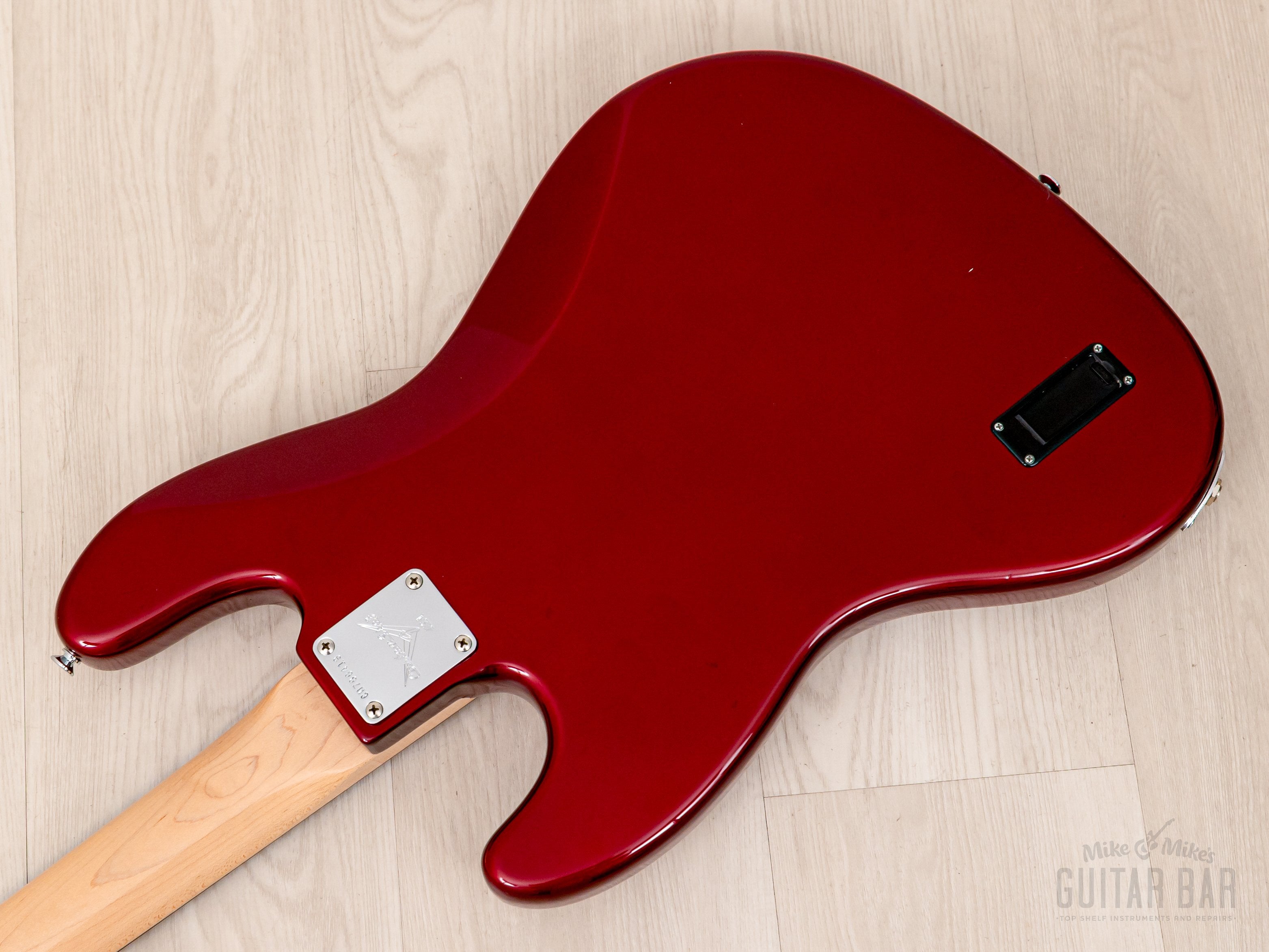 1998 Fender Custom Shop '62 Jazz Bass Candy Apple Red w/ Headstock, Bartolini Mods