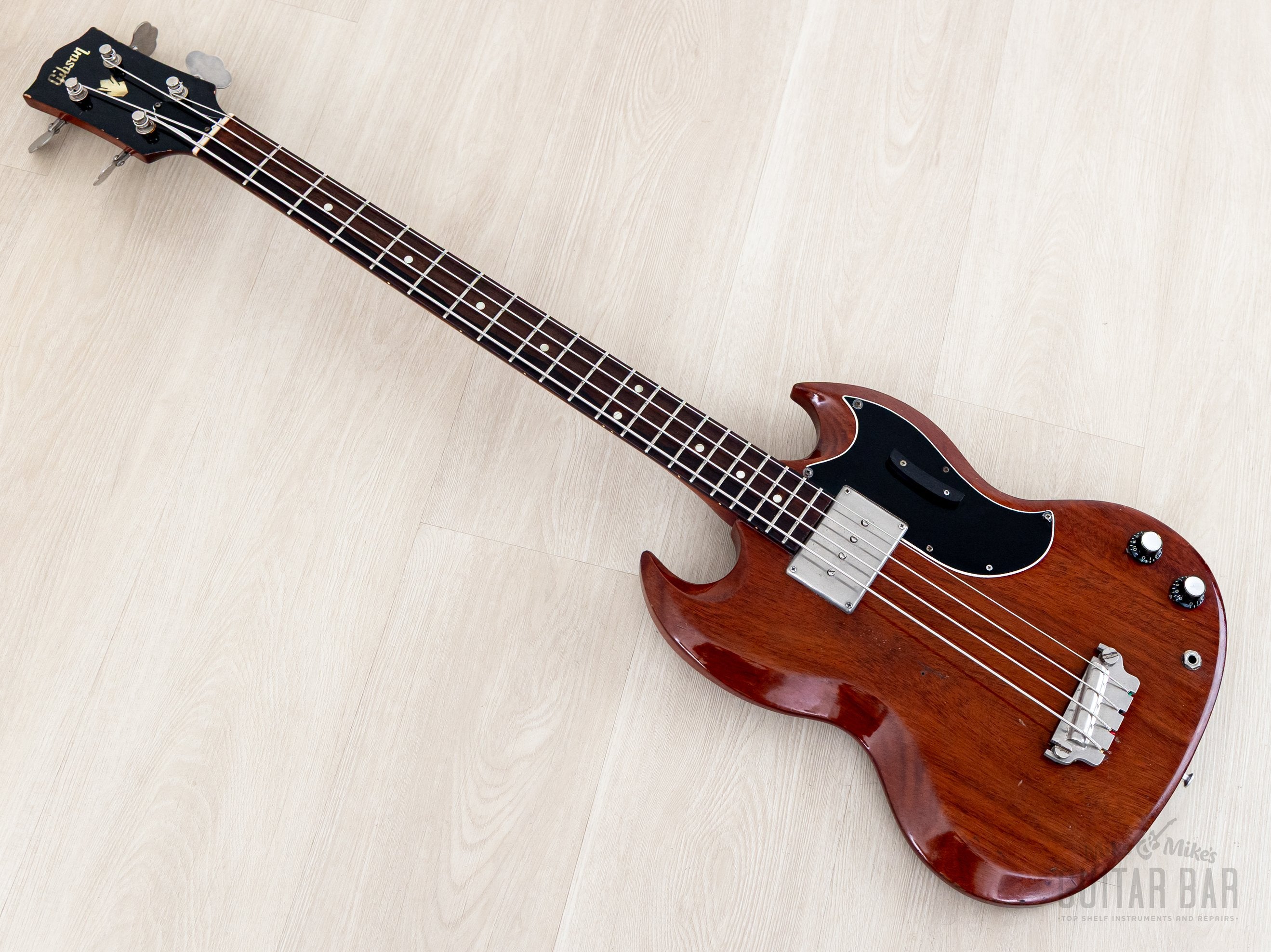 Photogenic SGベース EB-0 1963 Gibson EB-0 Cherry Vintage Short Scale SG Bass, 100% Original w/