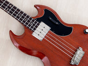 1964 Gibson EB-0 bass - pickup and bridge close-up